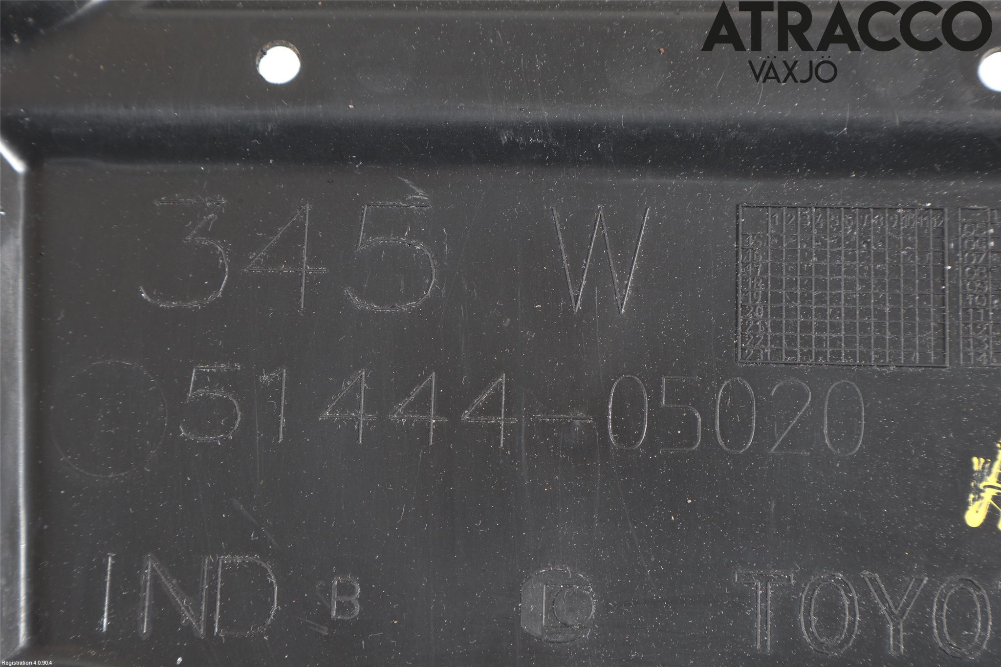 Toyota AVENSIS 16-18 Bunnplate U Motor-Gear-Dørk