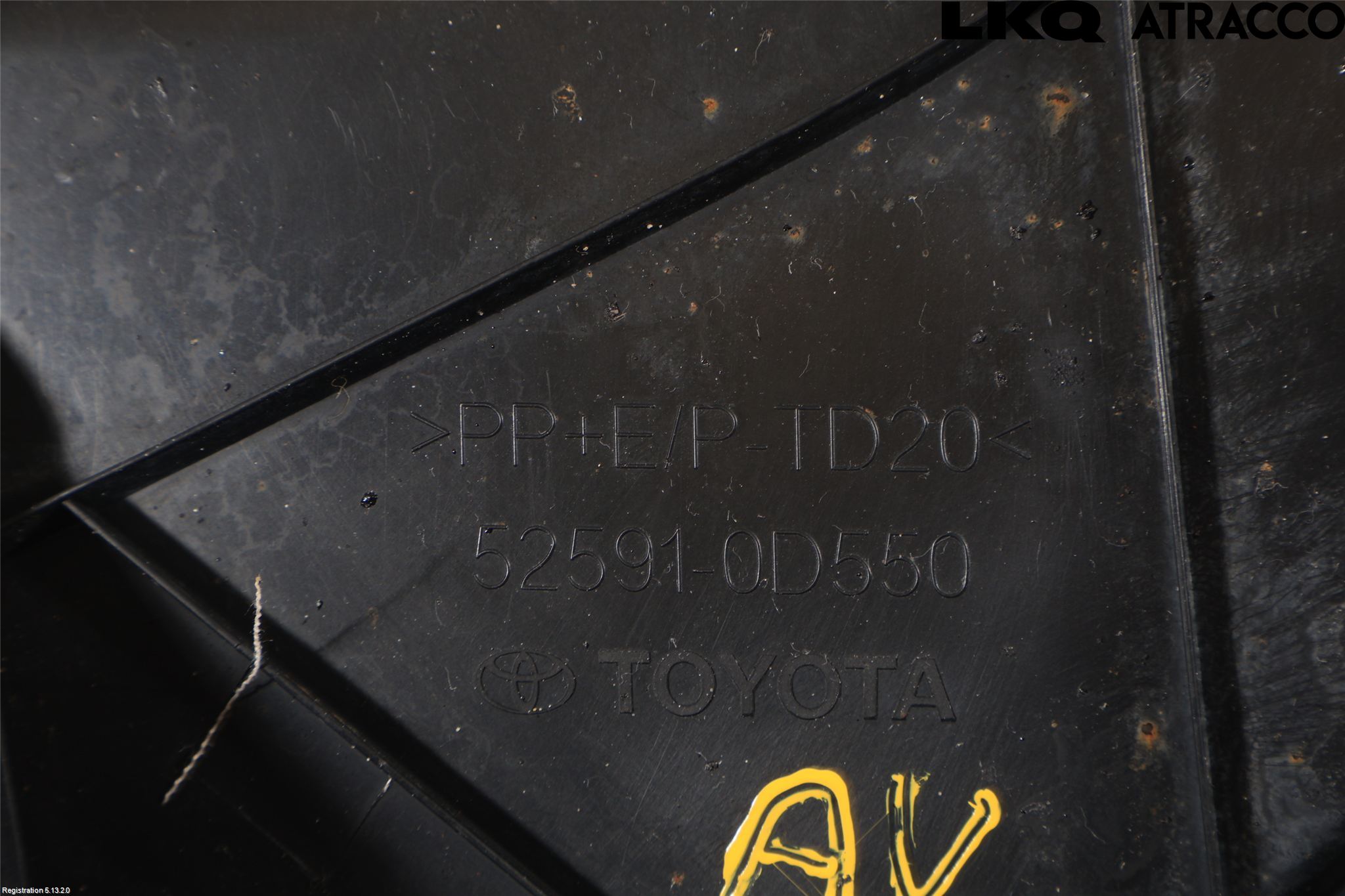 Toyota YARIS XP21 20- Skjerm Indre