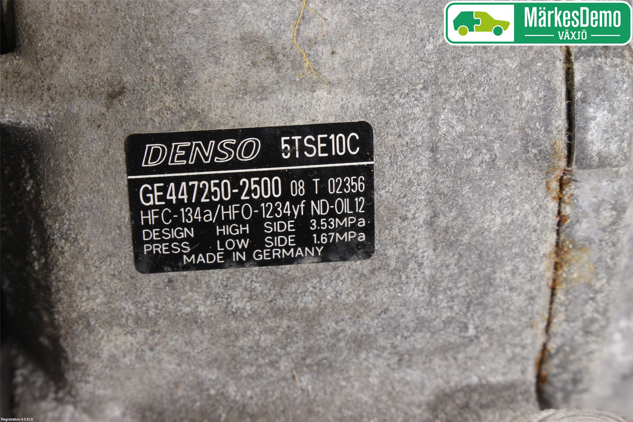 Toyota YARIS XP130 15-20 Varme Ac Kompressor