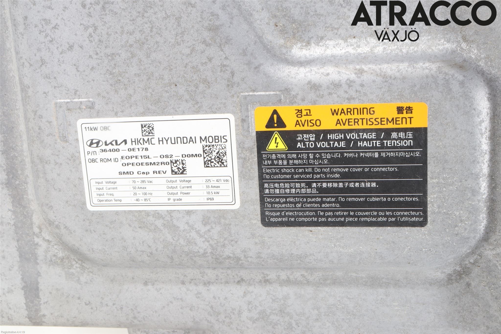 Hyundai KONA/ELECTRIC OS 18-23 Batterilader Hybrid