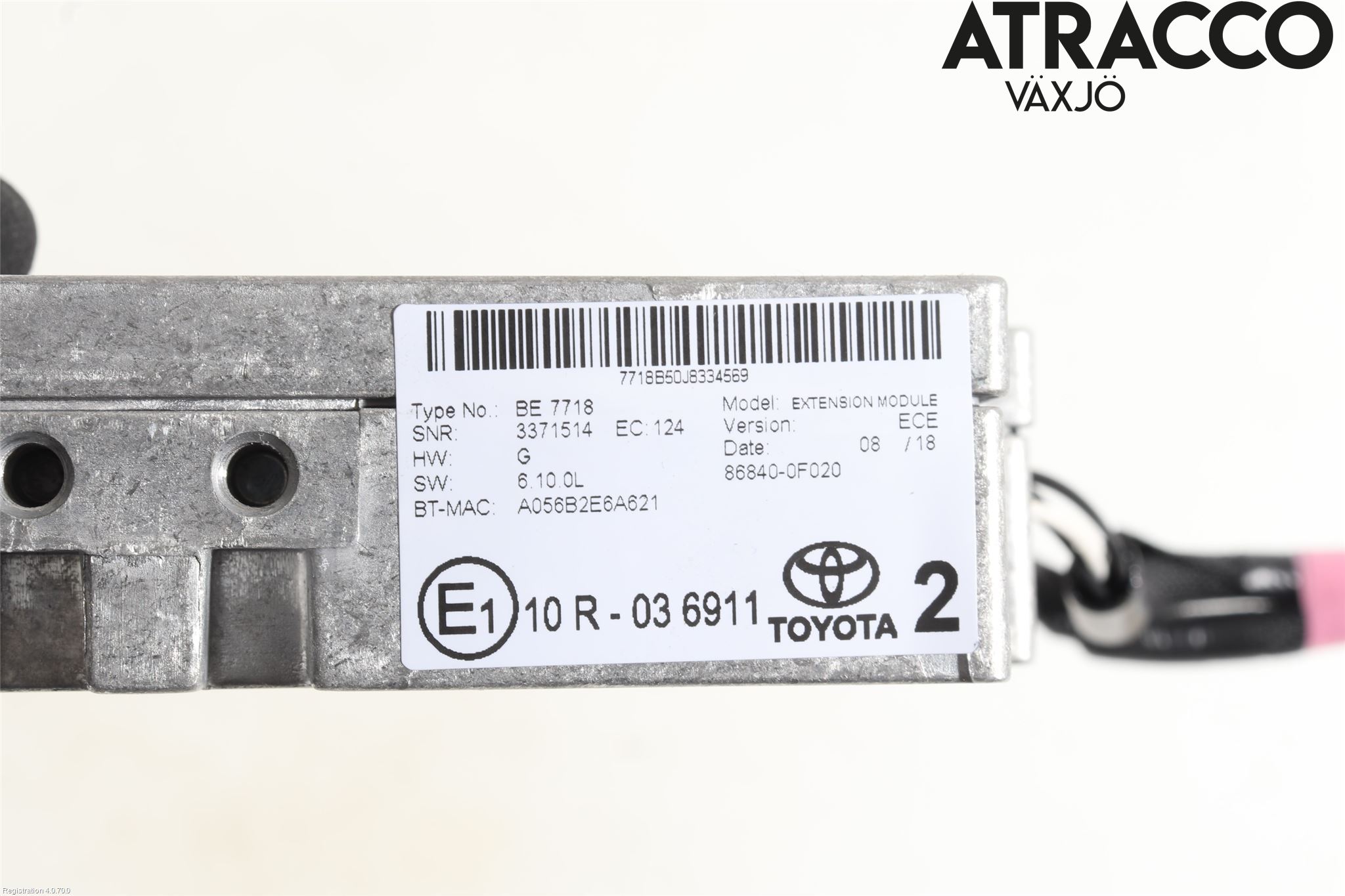 Toyota AVENSIS 16-18 Stereo Radio Med Cd
