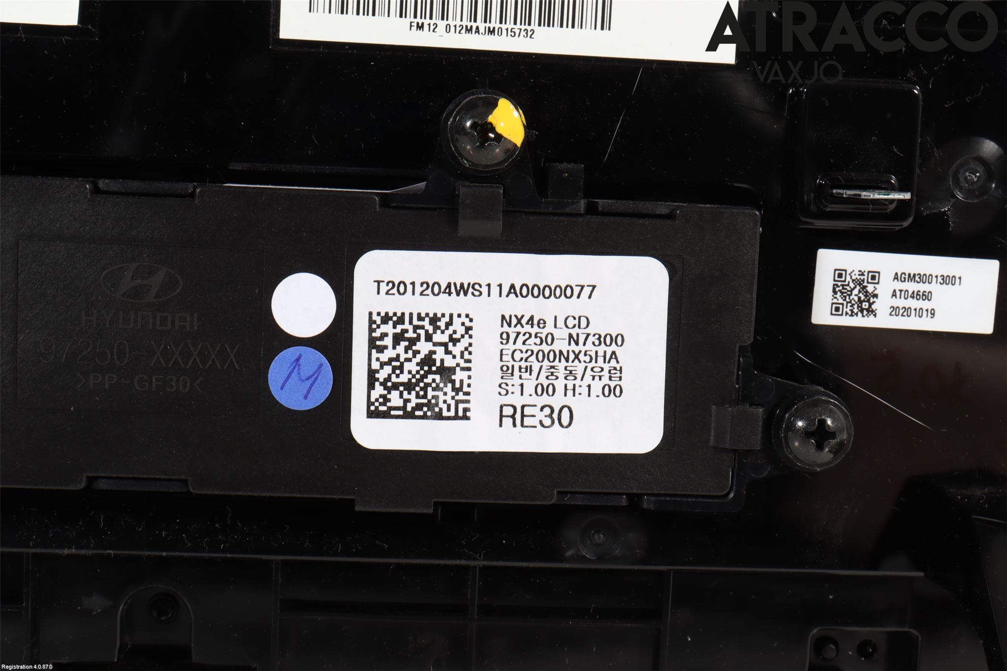 Hyundai TUCSON 05- Varme Ac Betjening-Display