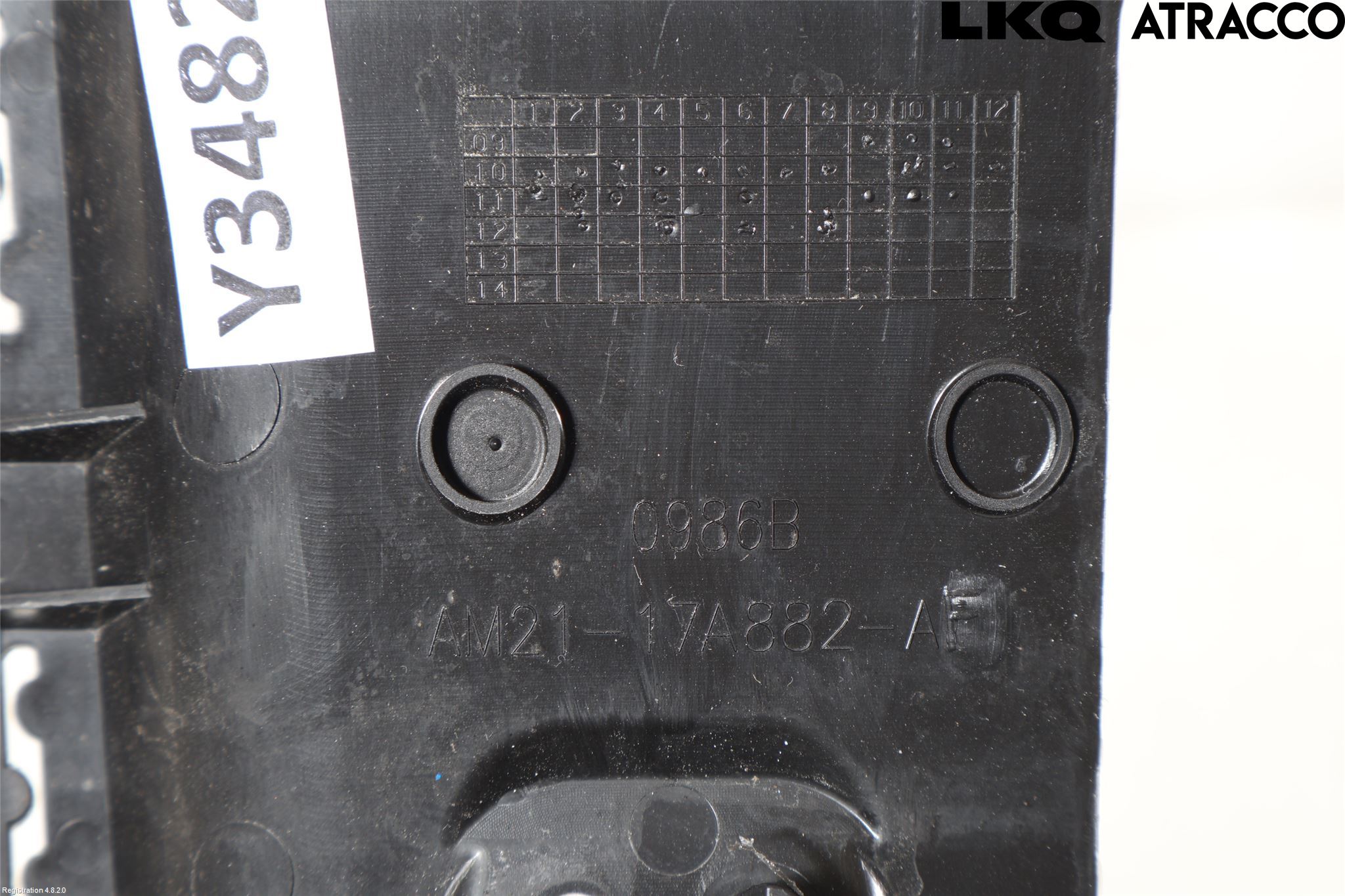 Ford S-MAX 06-15 Refleksplate - Skiltplate