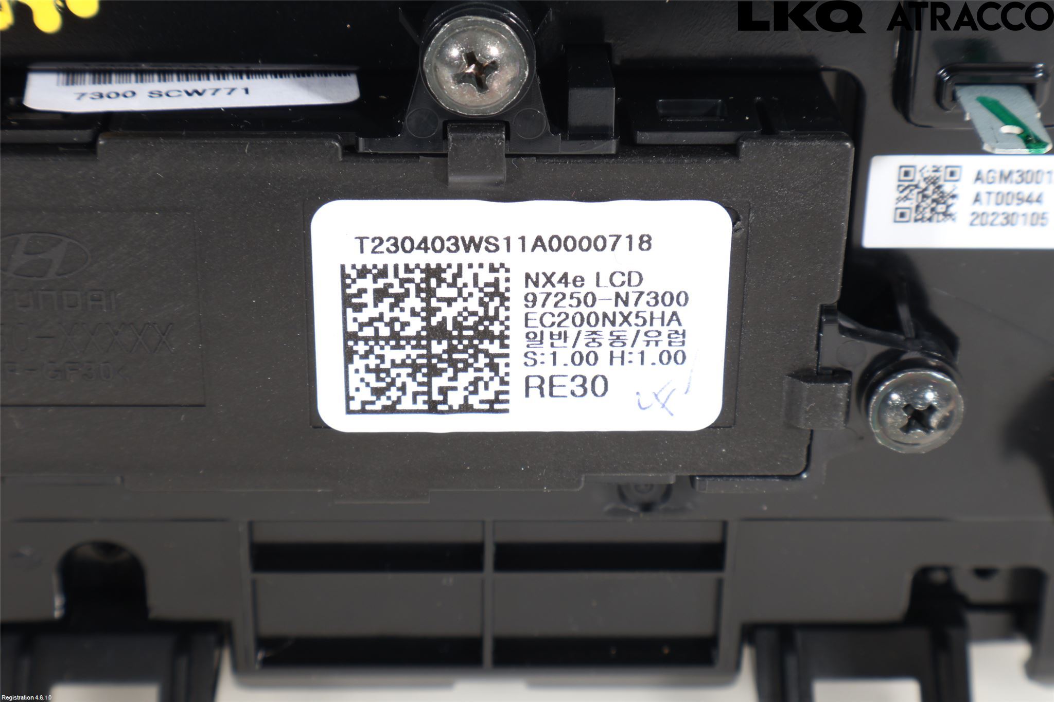 Hyundai TUCSON 05- Varme Ac Betjening-Display