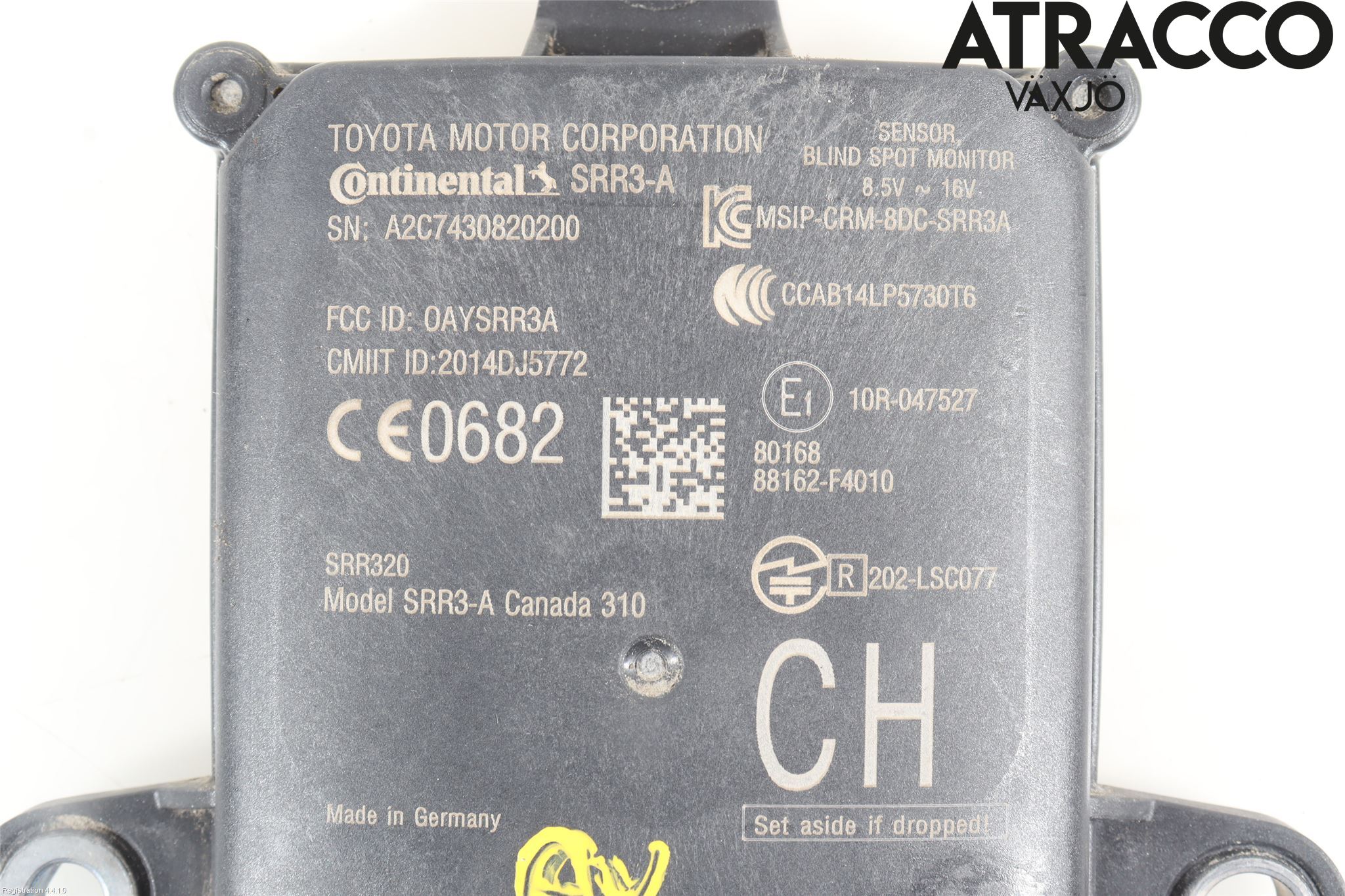 Toyota C-HR 16-23 Sensor Kollisjonsbeskyttelse