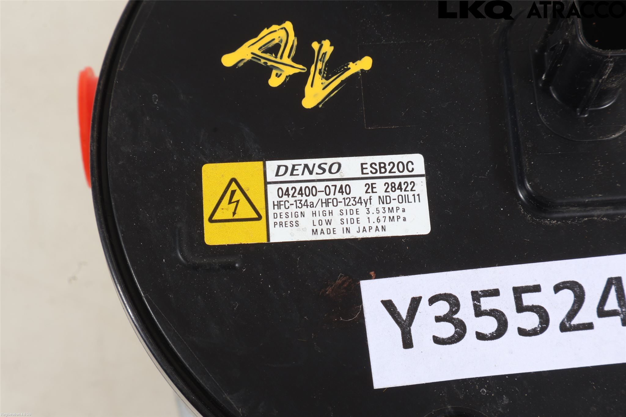 Toyota YARIS XP21 20- Varme Ac Kompressor