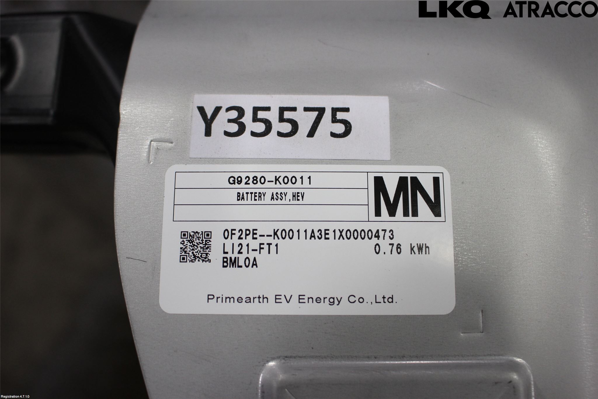 Toyota YARIS XP21 20- Hybrid Batteri