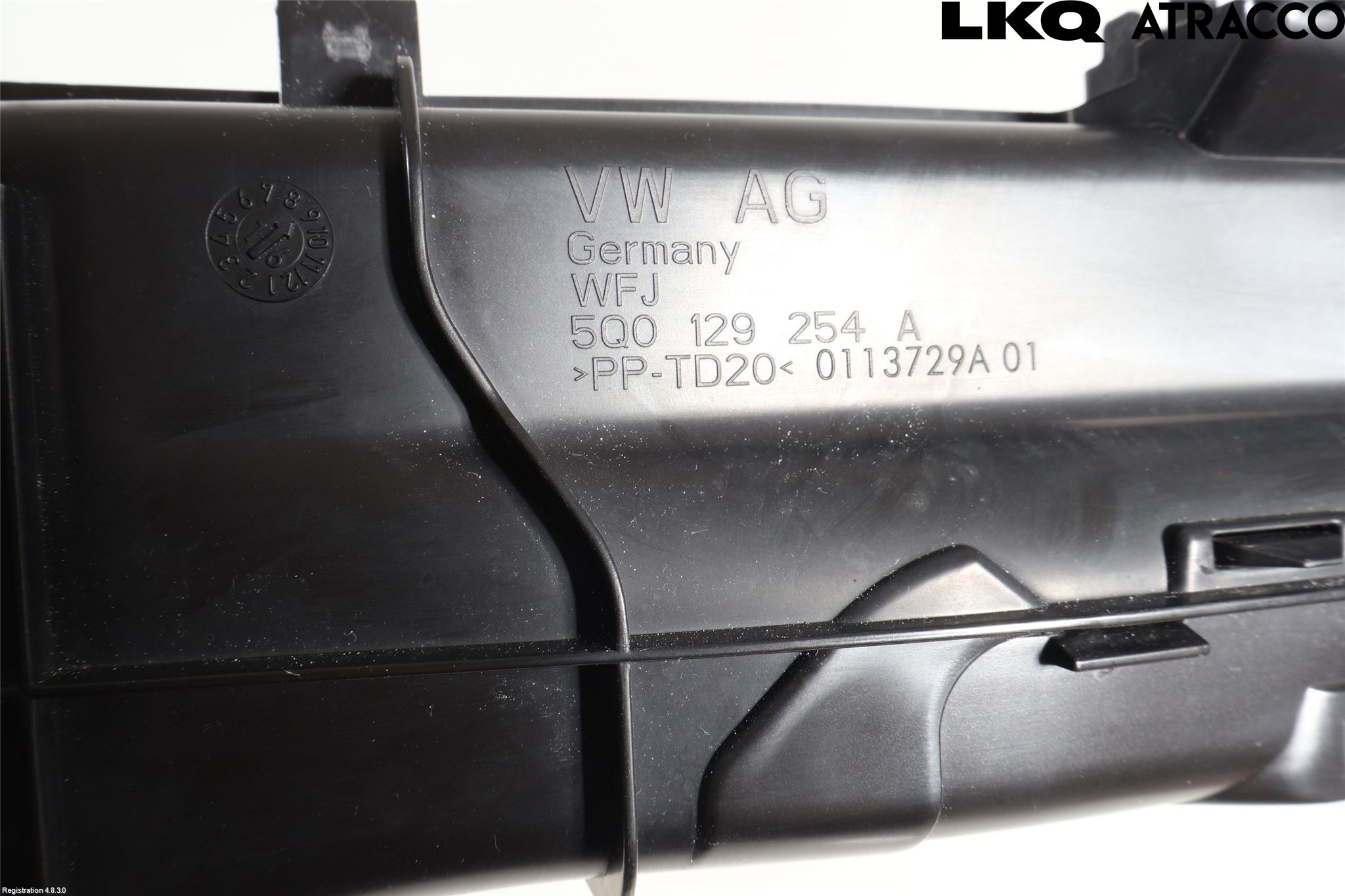 Volkswagen VW GOLF / E-GOLF VII 13-20 Forg-Belg-Rør Mot Luftr