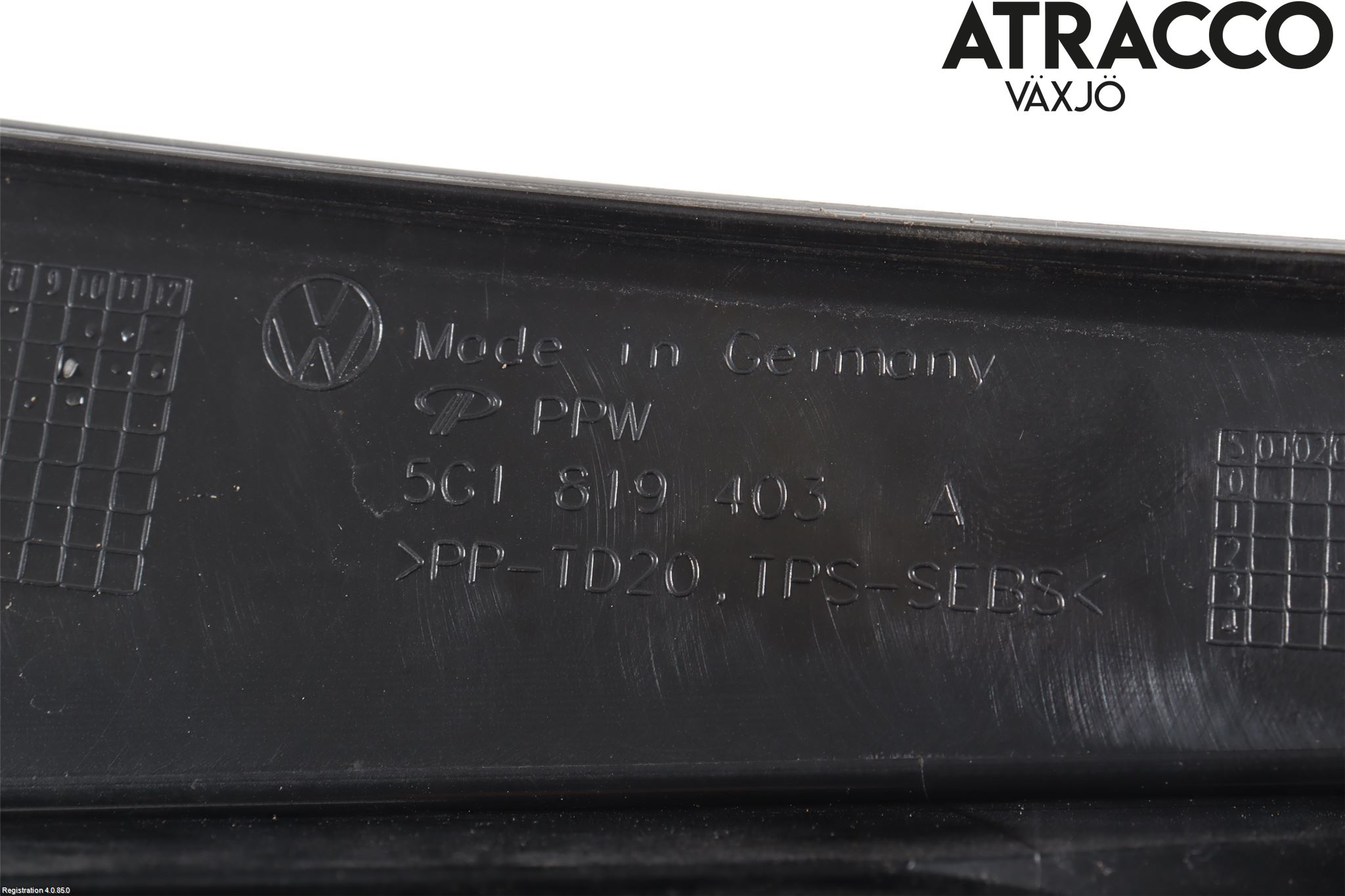 Volkswagen VW GOLF / E-GOLF VII 13-20 Visker Deksel-Grill-Under Frr