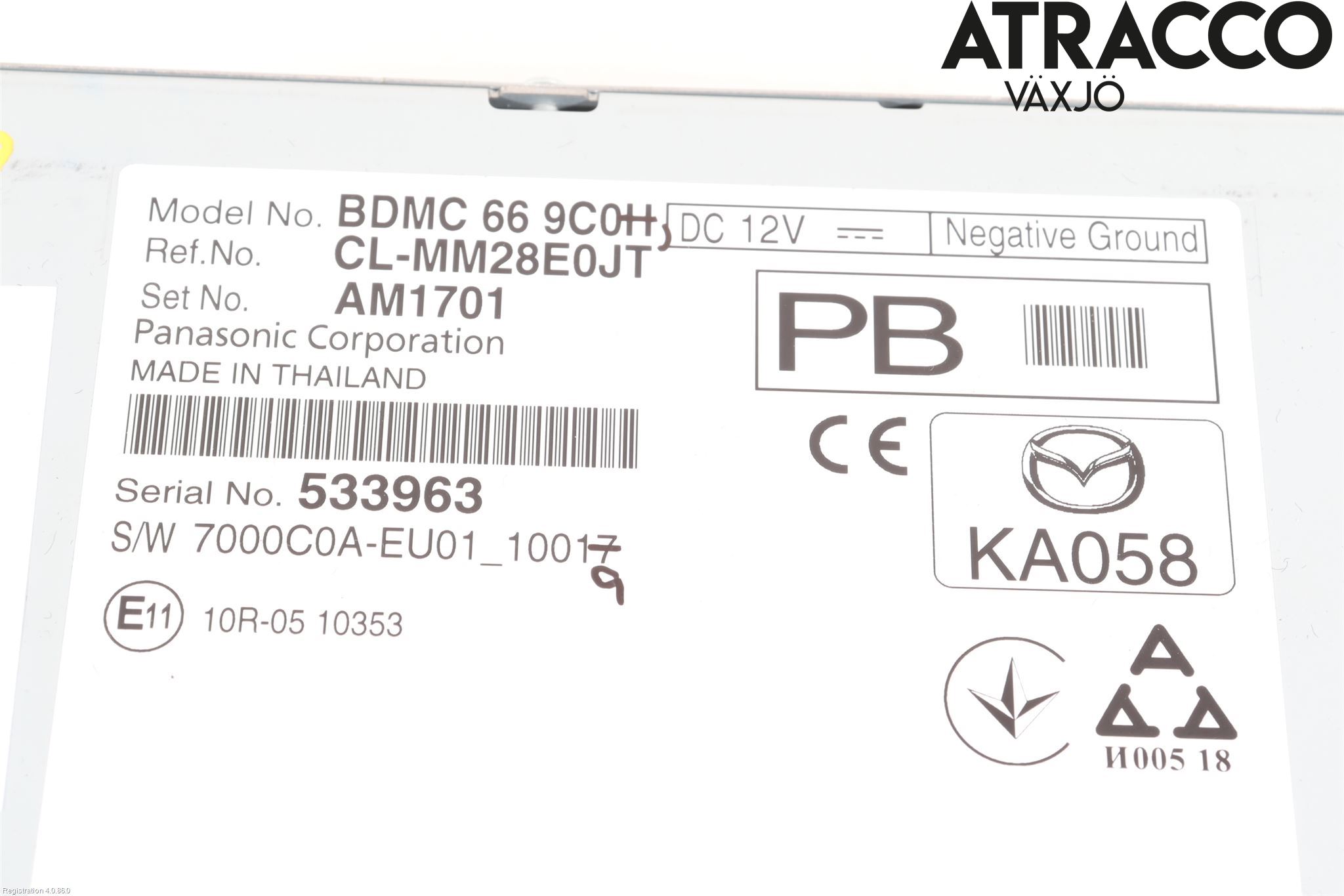 Mazda 3 IV 19- Stereo Radio Med Cd