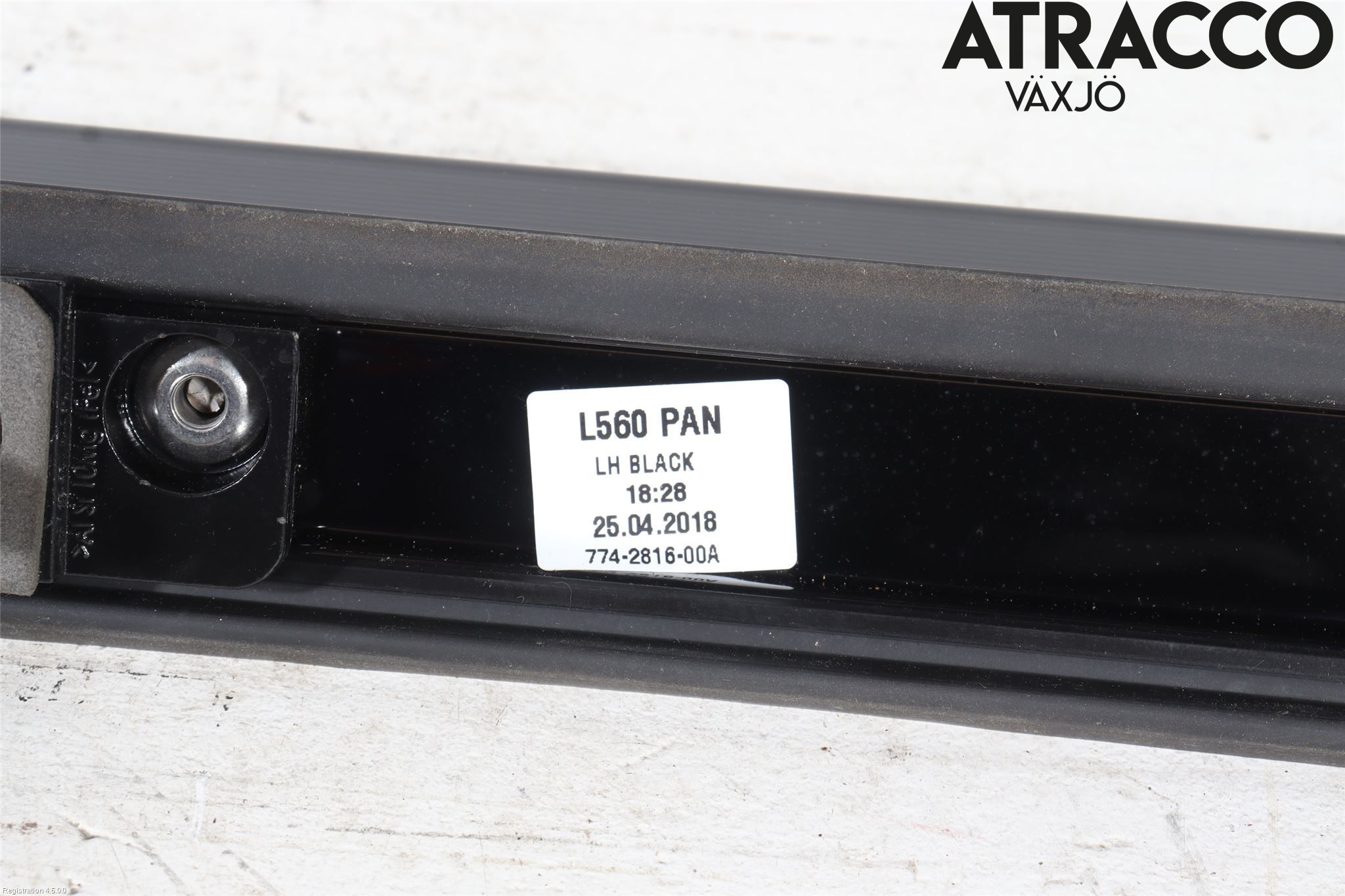 Landrover RANGE ROVER VELAR (L560) 17- Takrails - Stativ