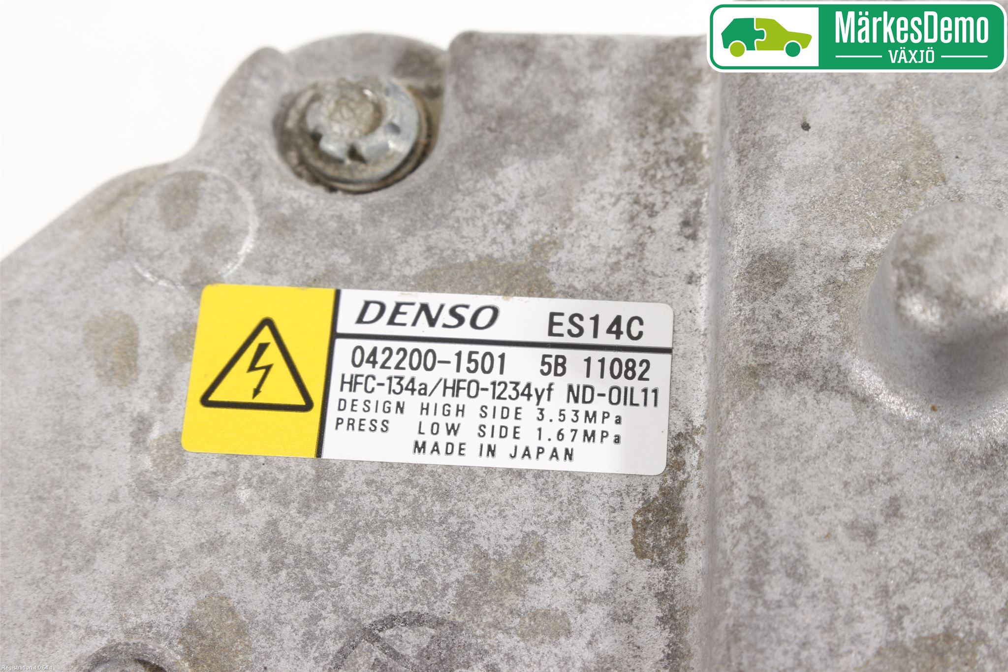 Toyota YARIS XP130 15-20 Varme Ac Kompressor