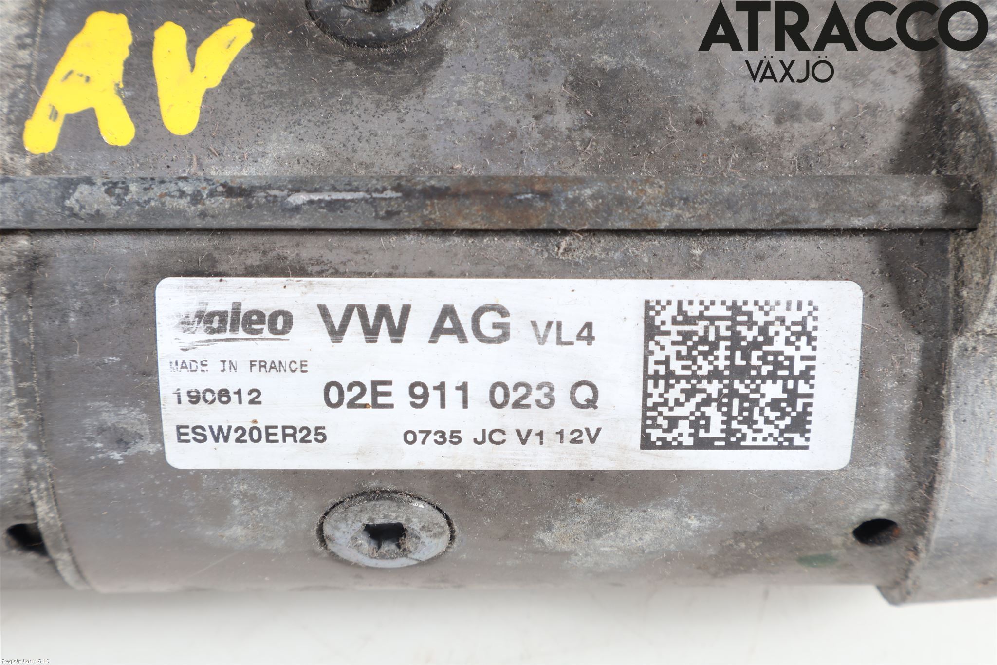 Volkswagen VW PASSAT 11-14 Startmotor Diesel