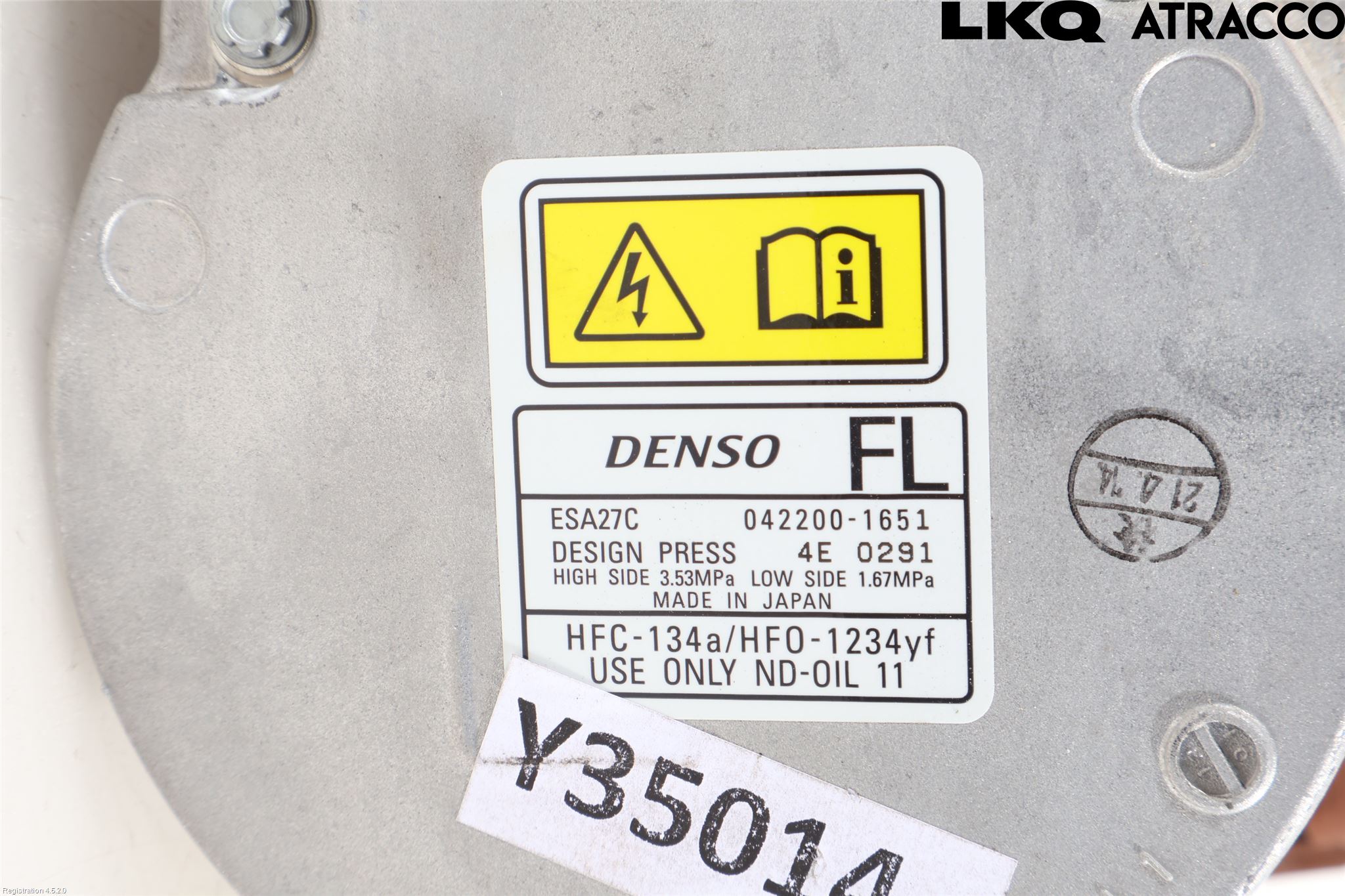 Honda E 20-23 Varme Ac Kompressor