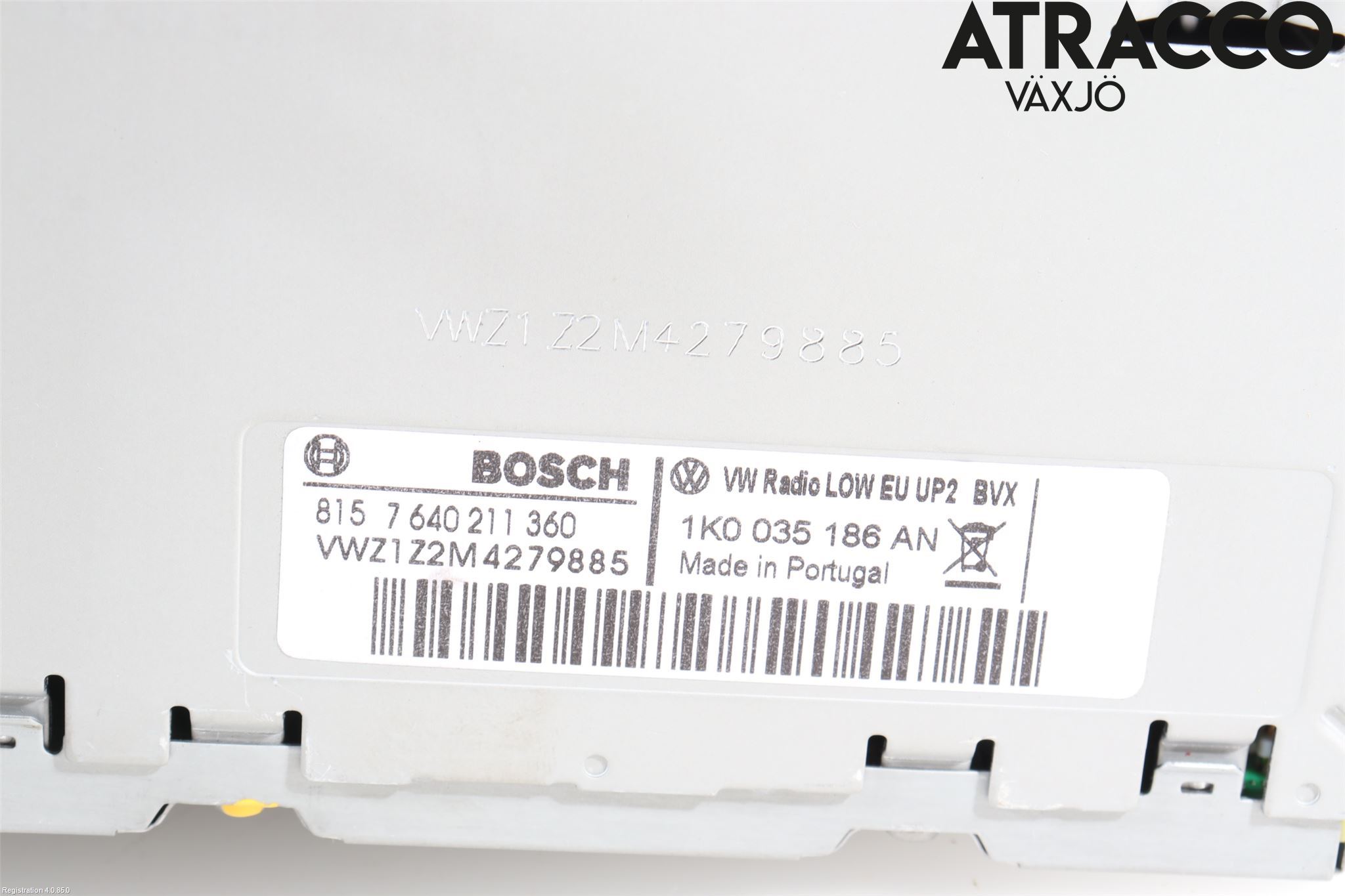 Volkswagen VW GOLF VI 09-13 Stereo Radio Med Cd