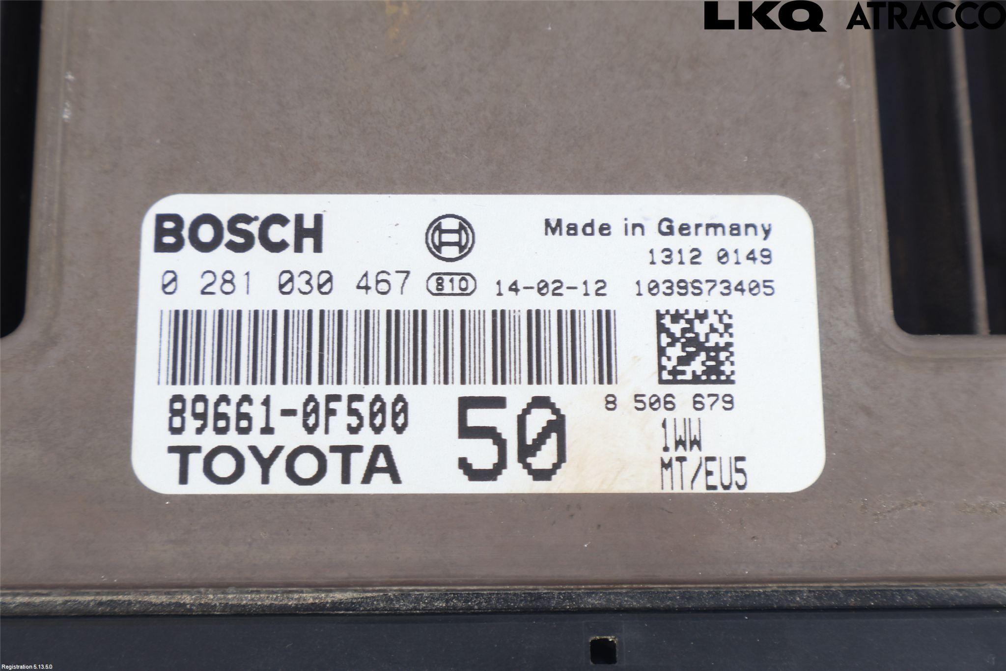 Toyota VERSO 09-18 Styreenhet Dieselpumpe