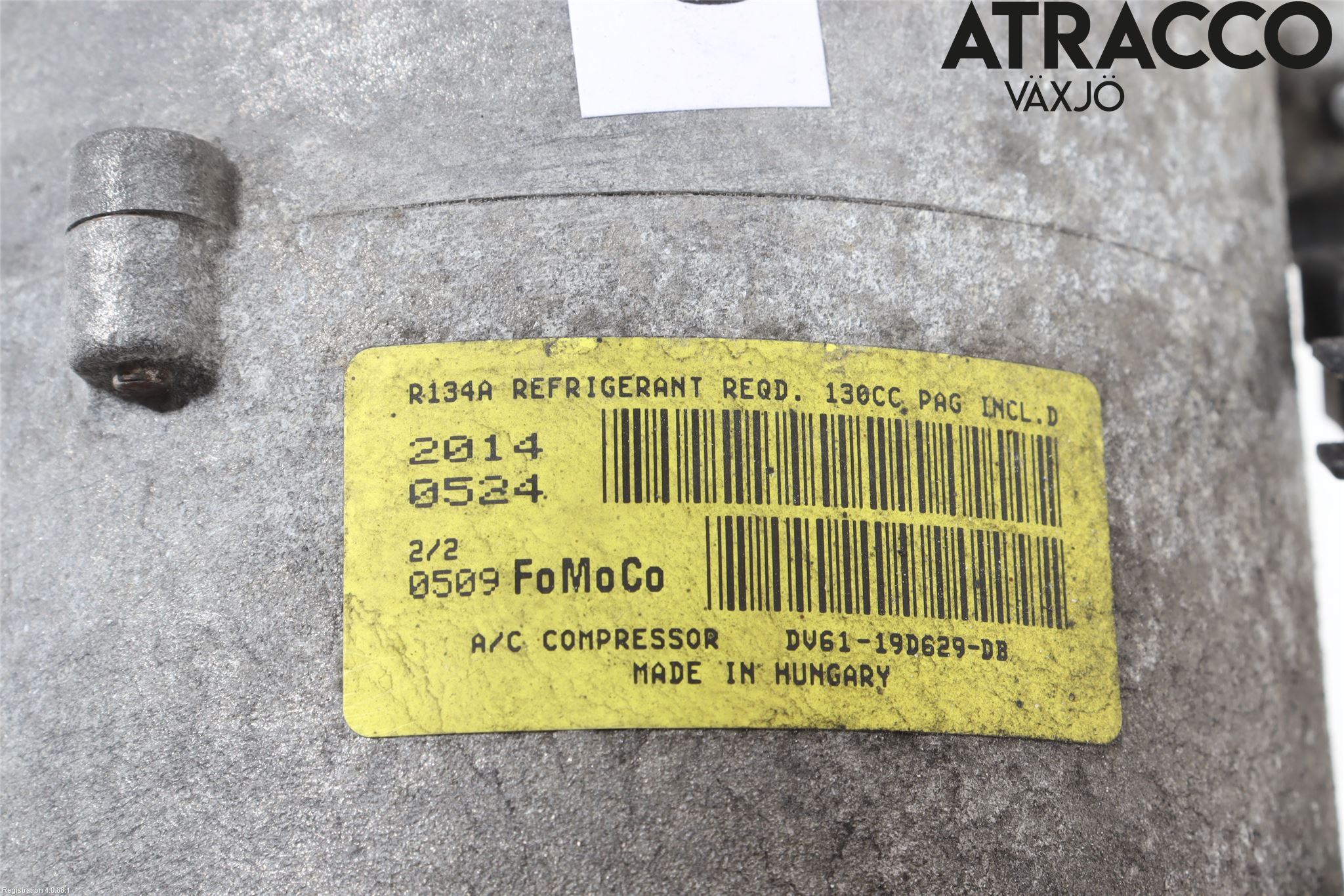 Ford KUGA 13-16 Varme Ac Kompressor