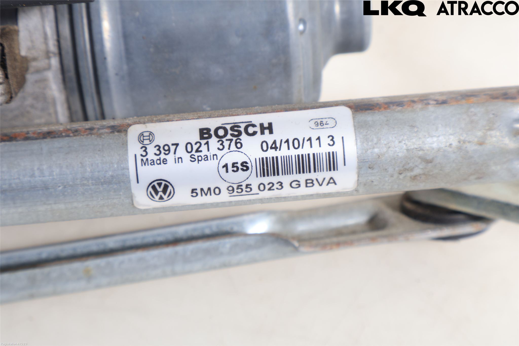 Volkswagen VW GOLF PLUS/CROSS GOLF 04-14 Viskeroverføring Frontrute