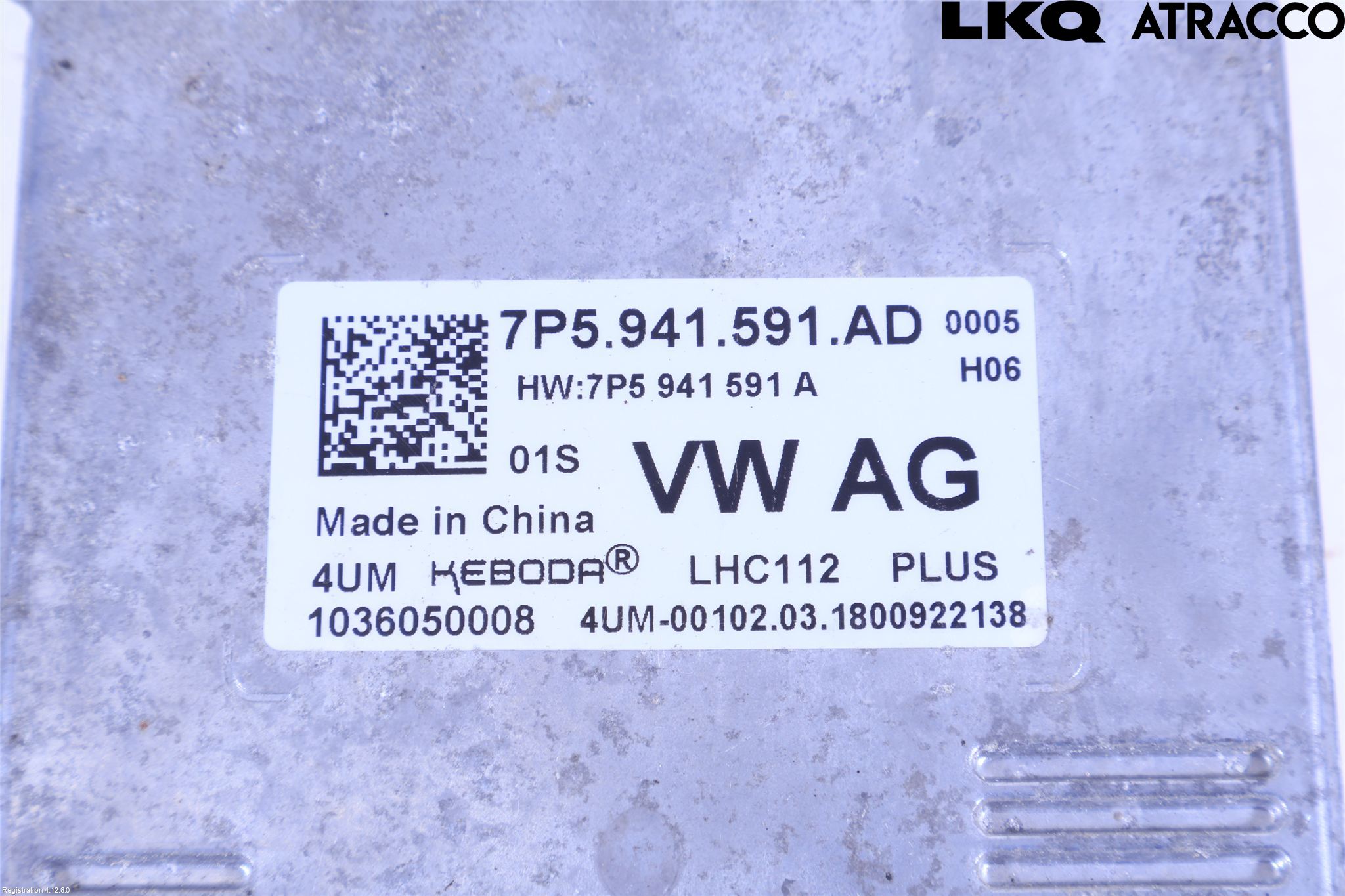 Volkswagen VW GOLF / E-GOLF VII 13-20 Styreenhet Xenon