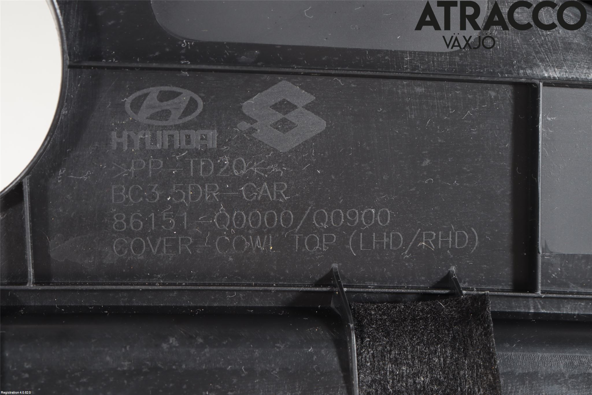 Hyundai i20 BC 21- Visker Deksel-Grill-Under Frr