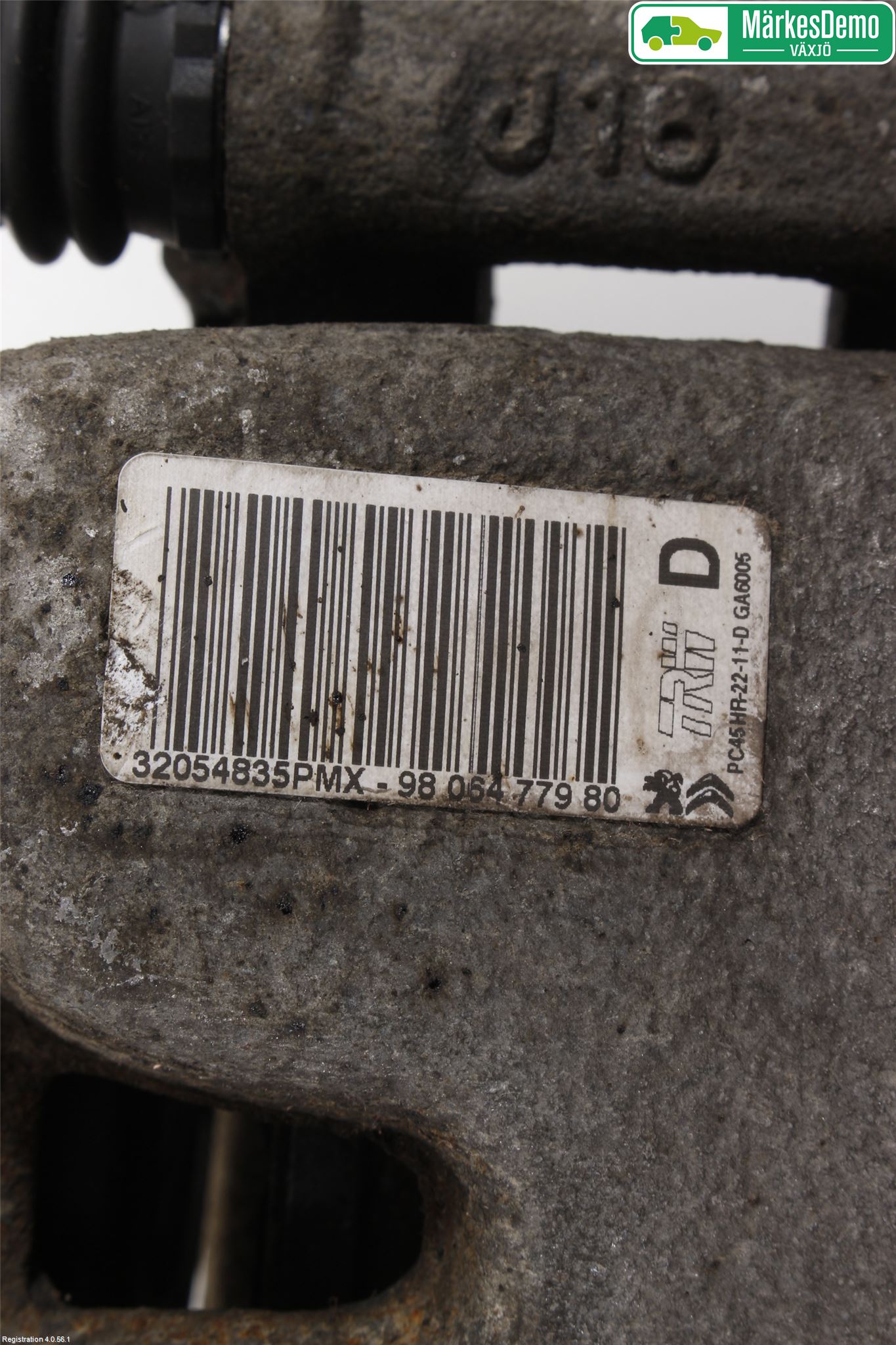 Toyota PROACE II 16- Bremsecaliper Bak Venstre