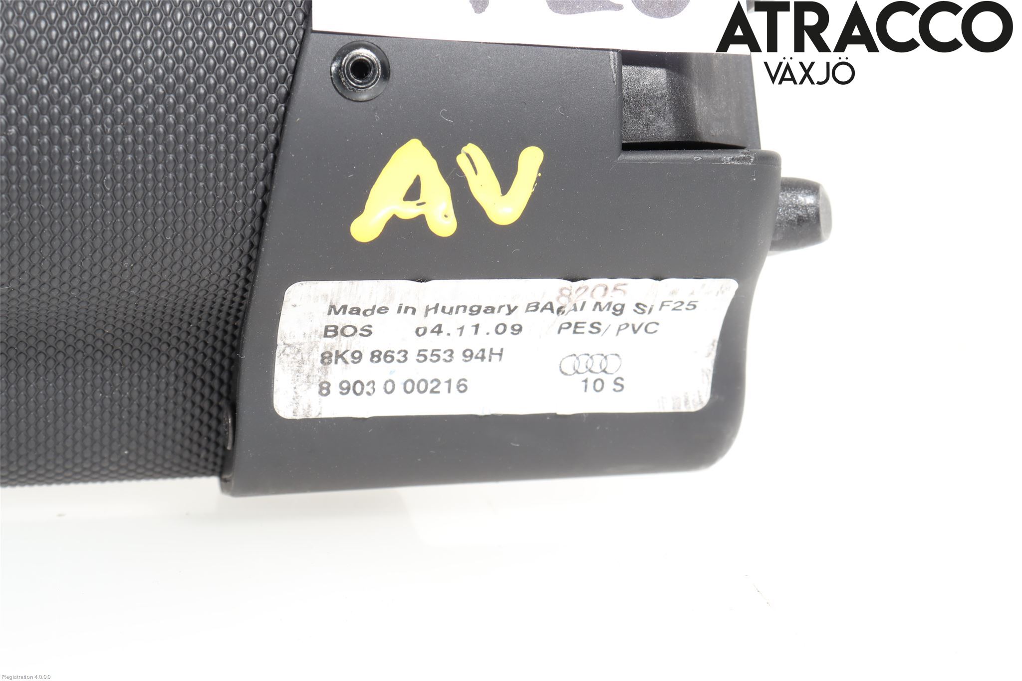Audi A4/S4 08-11 Innr Innsyn Beskytelse Stv