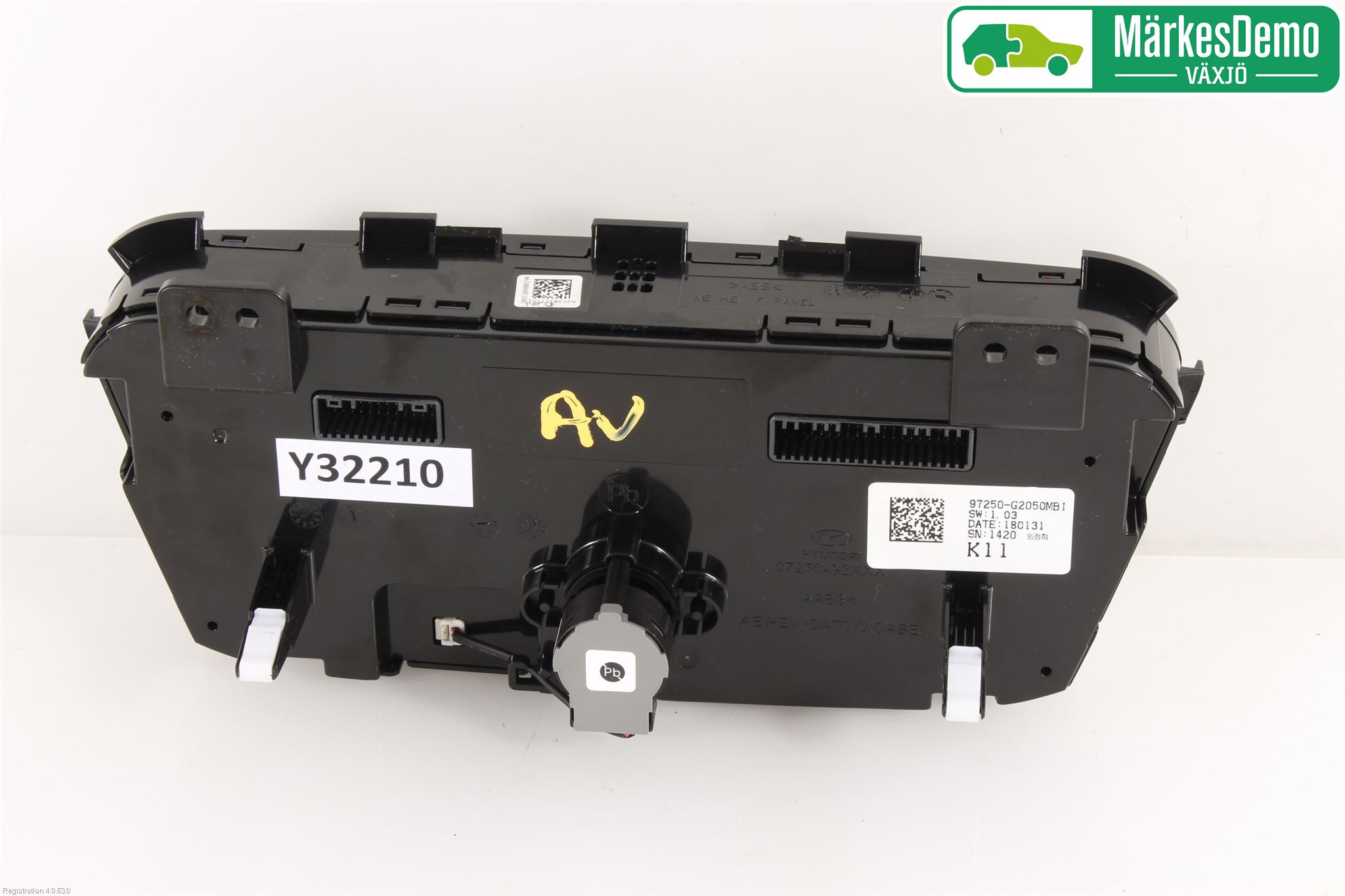 Hyundai IONIQ AE 17-22 Varme Ac Betjening-Display