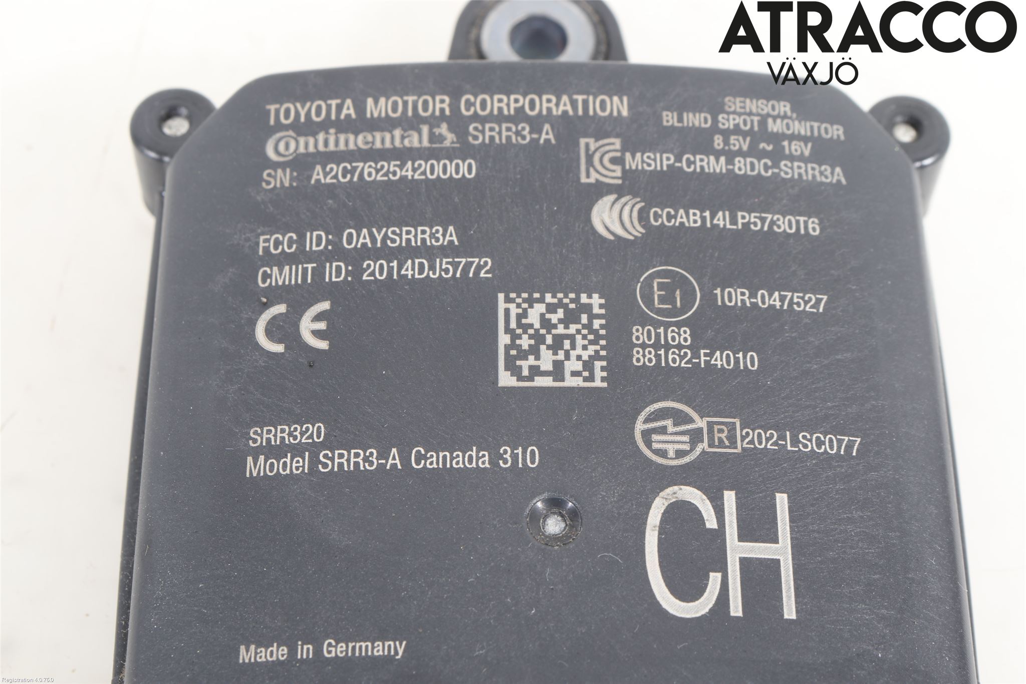 Toyota C-HR 16-23 Sensor Kollisjonsbeskyttelse