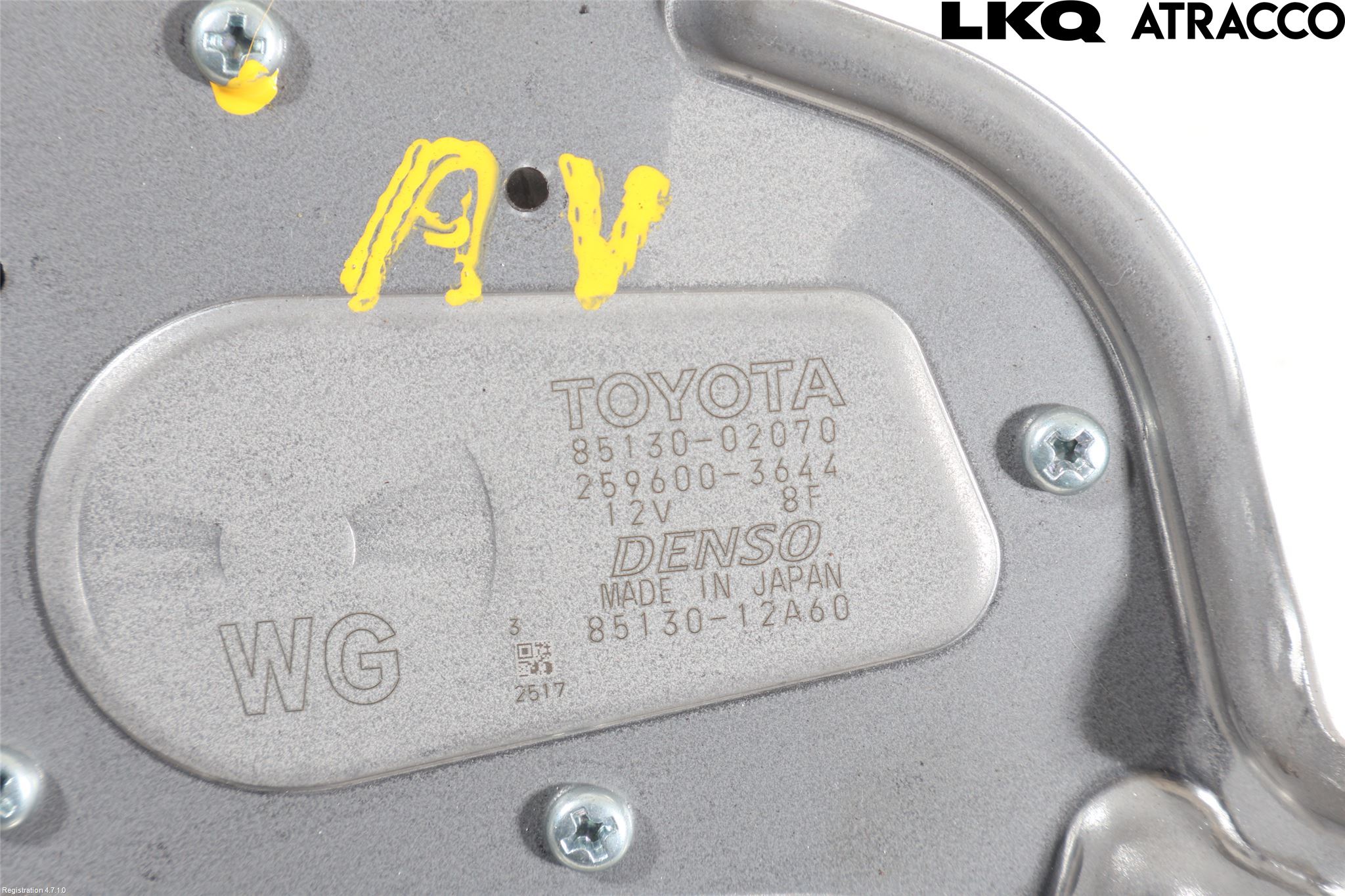 Toyota COROLLA 19- Viskermotor Bakluke