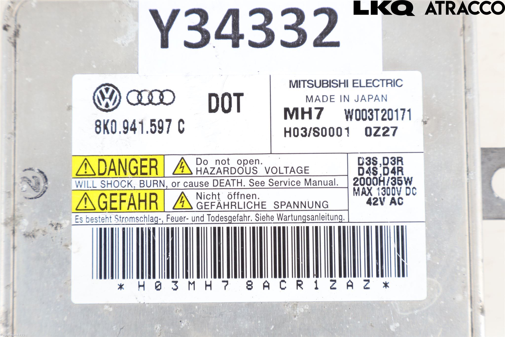 Audi A6/S6     05-11 Styreenhet Xenon