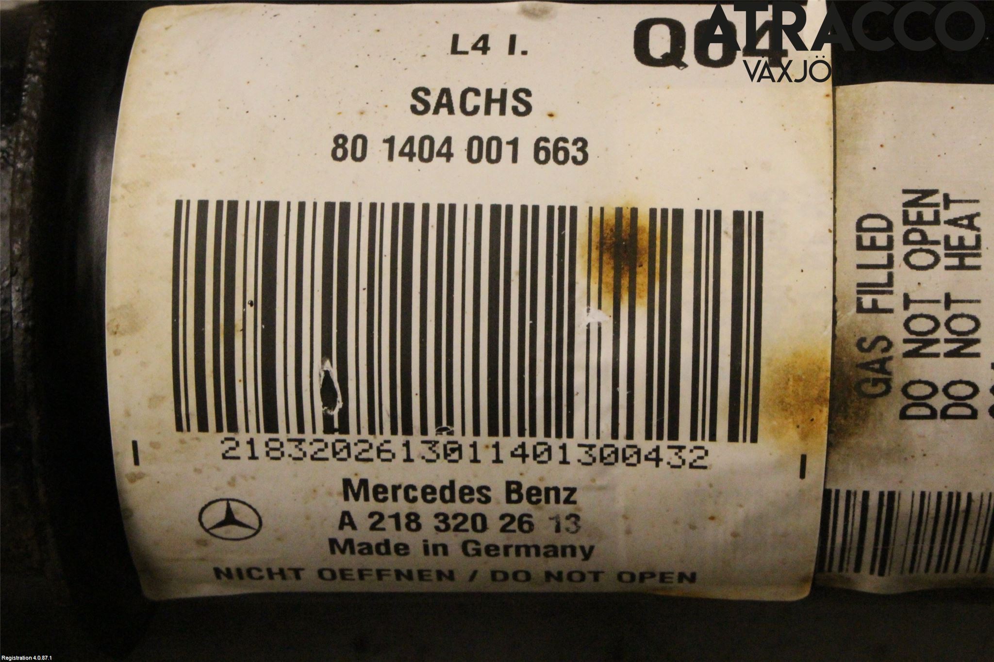 Mercedes-Benz MB CLS (C218/X218) 11-17 Fjærbein Foran Venstre