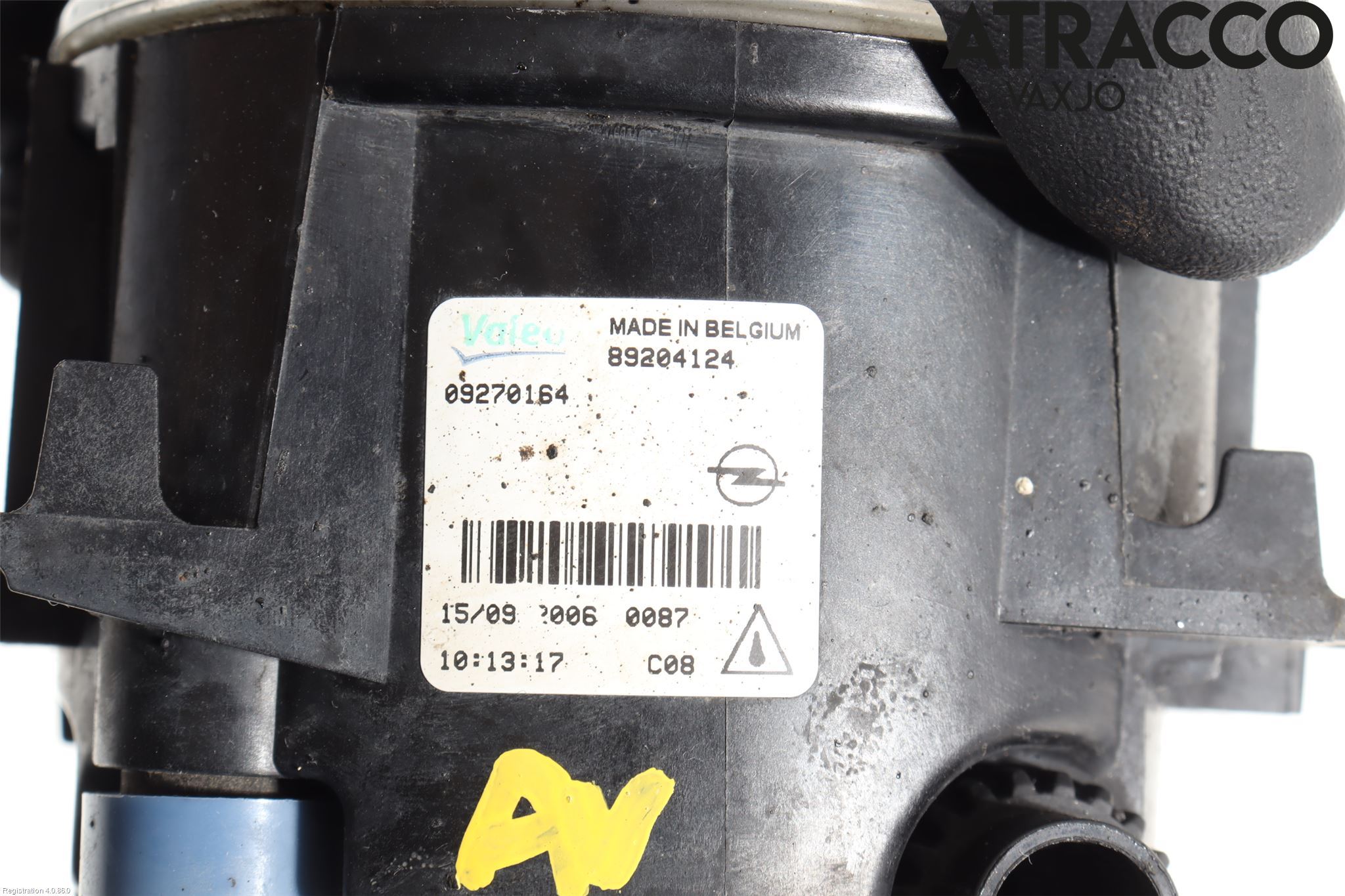 Opel VECTRA C 06-08 Frontlykt-Kurve-Tåkelys
