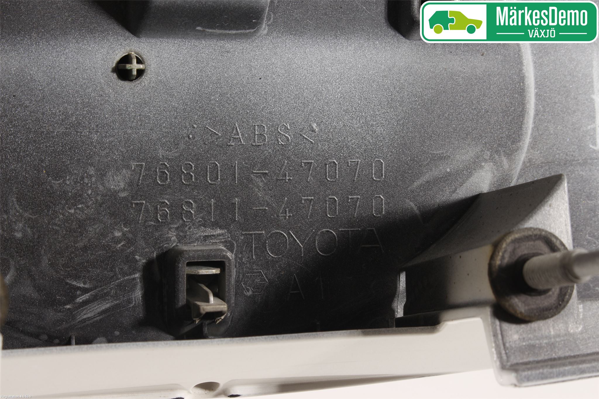 Toyota PRIUS ZVW30 09-20 Refleksplate - Skiltplate