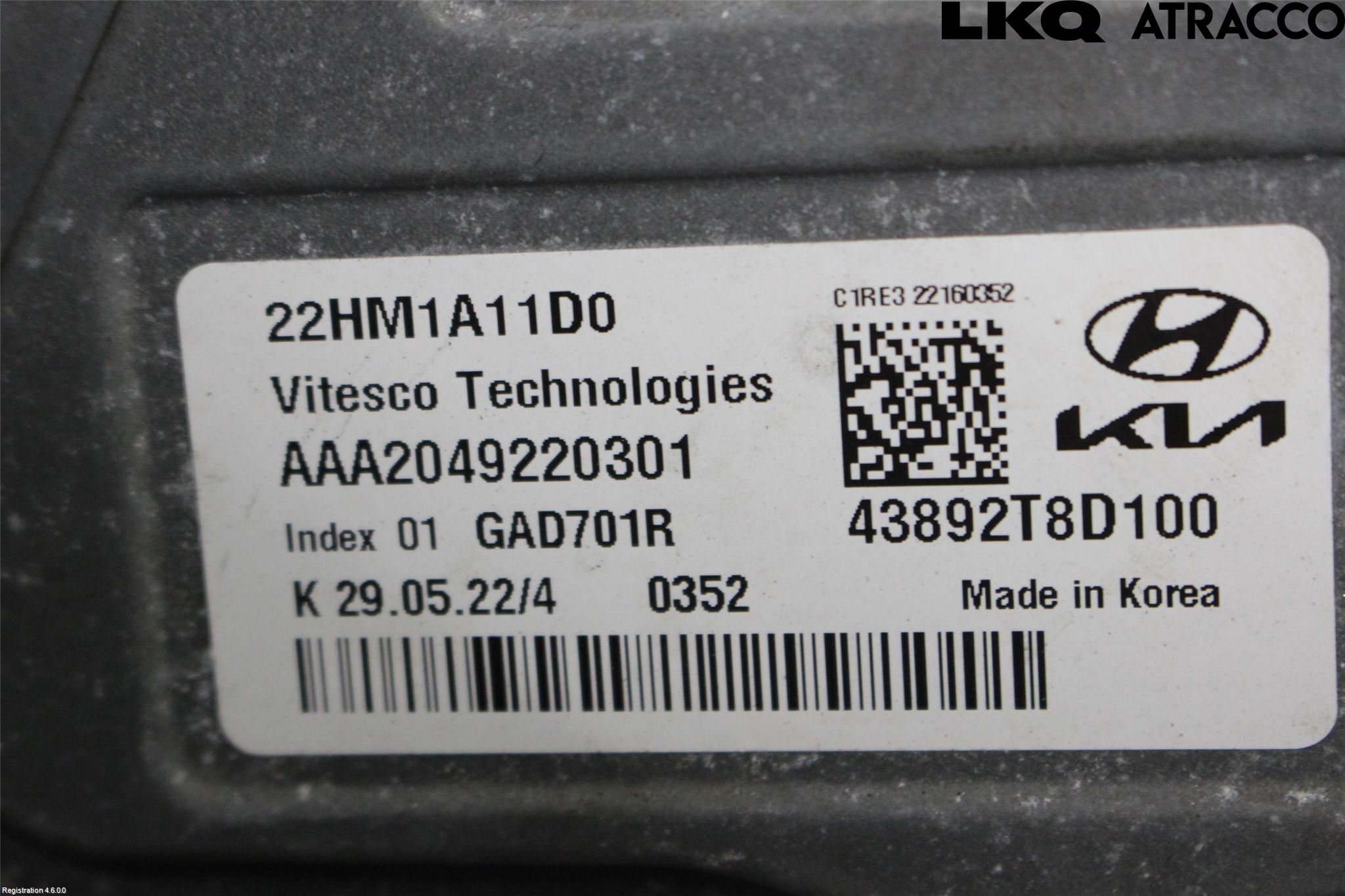 Hyundai BAYON BC3 21- Gearkasse Automat