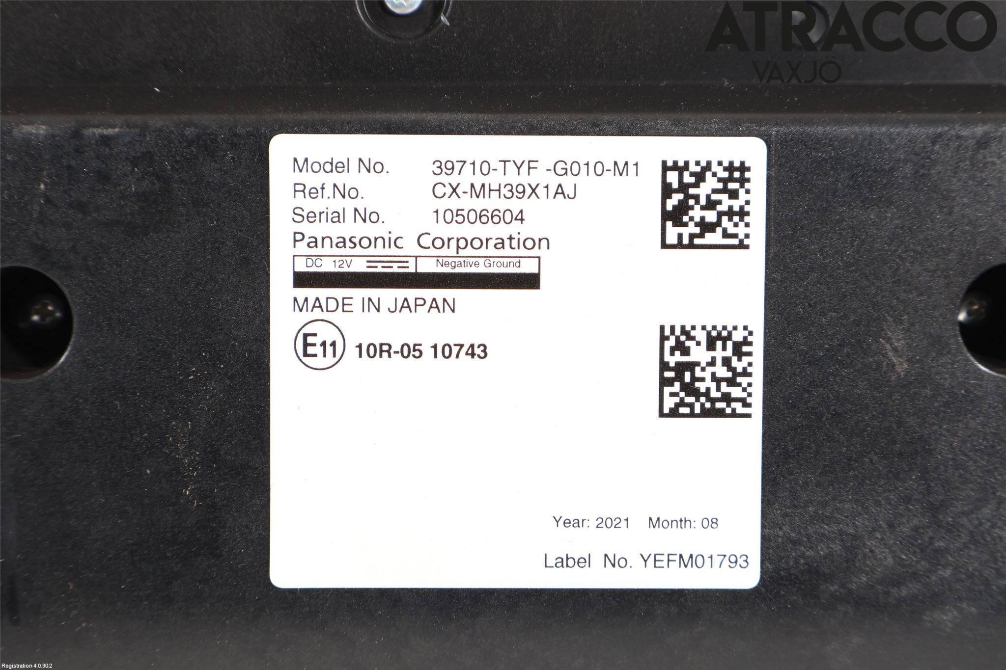 Honda E 20-23 Multifunktionsdisplay