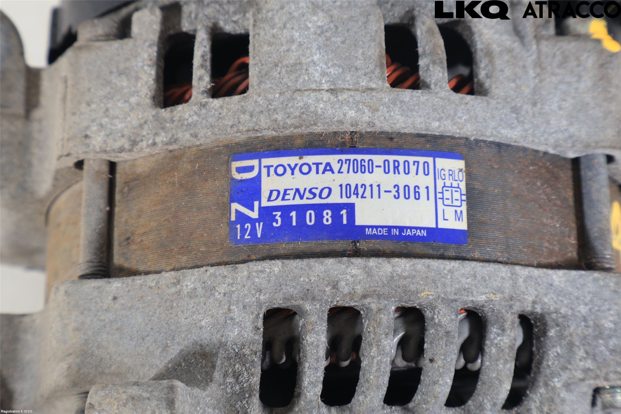 Toyota AVENSIS 09-15 Dynamo