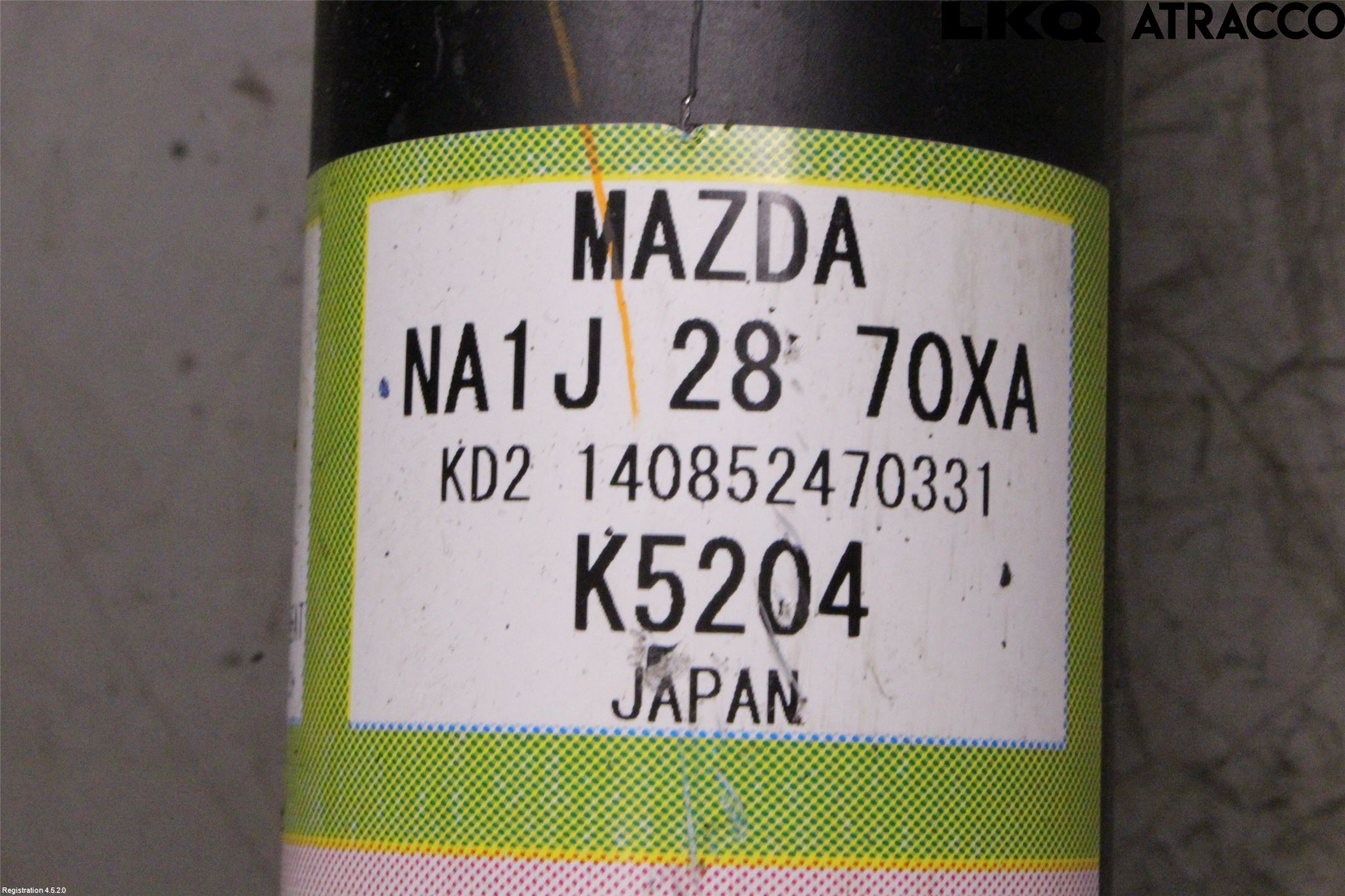 Mazda MX-5 IV (ND/ND2/ND3) MIATA 15- Fjærbein Bak Venstre