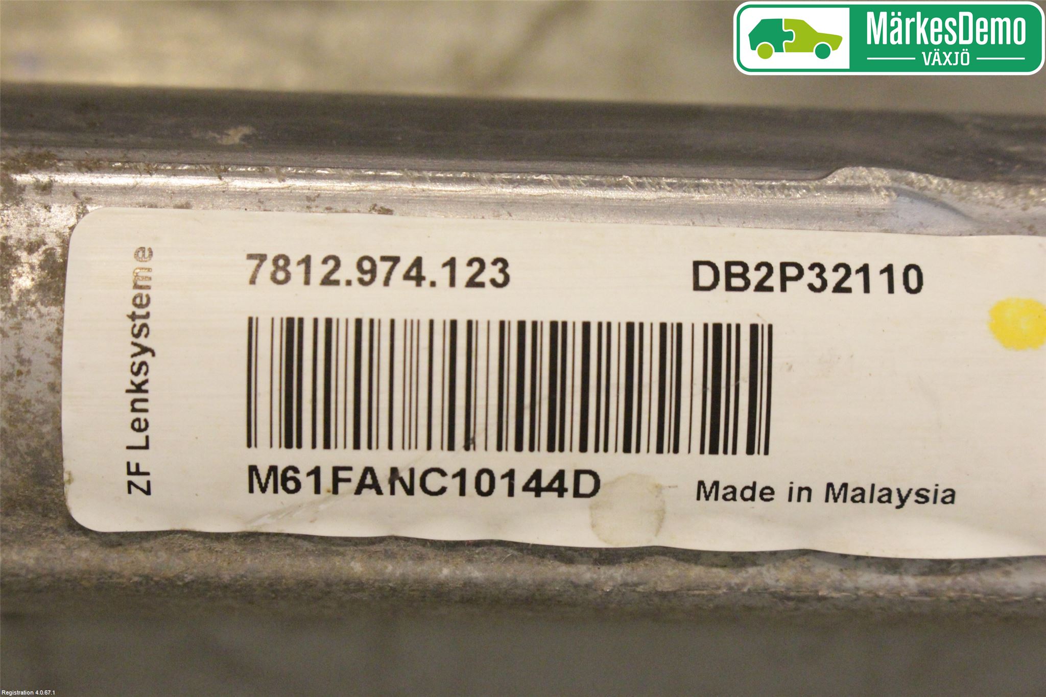 Mazda CX-3 Servo Snekke - Tannstang