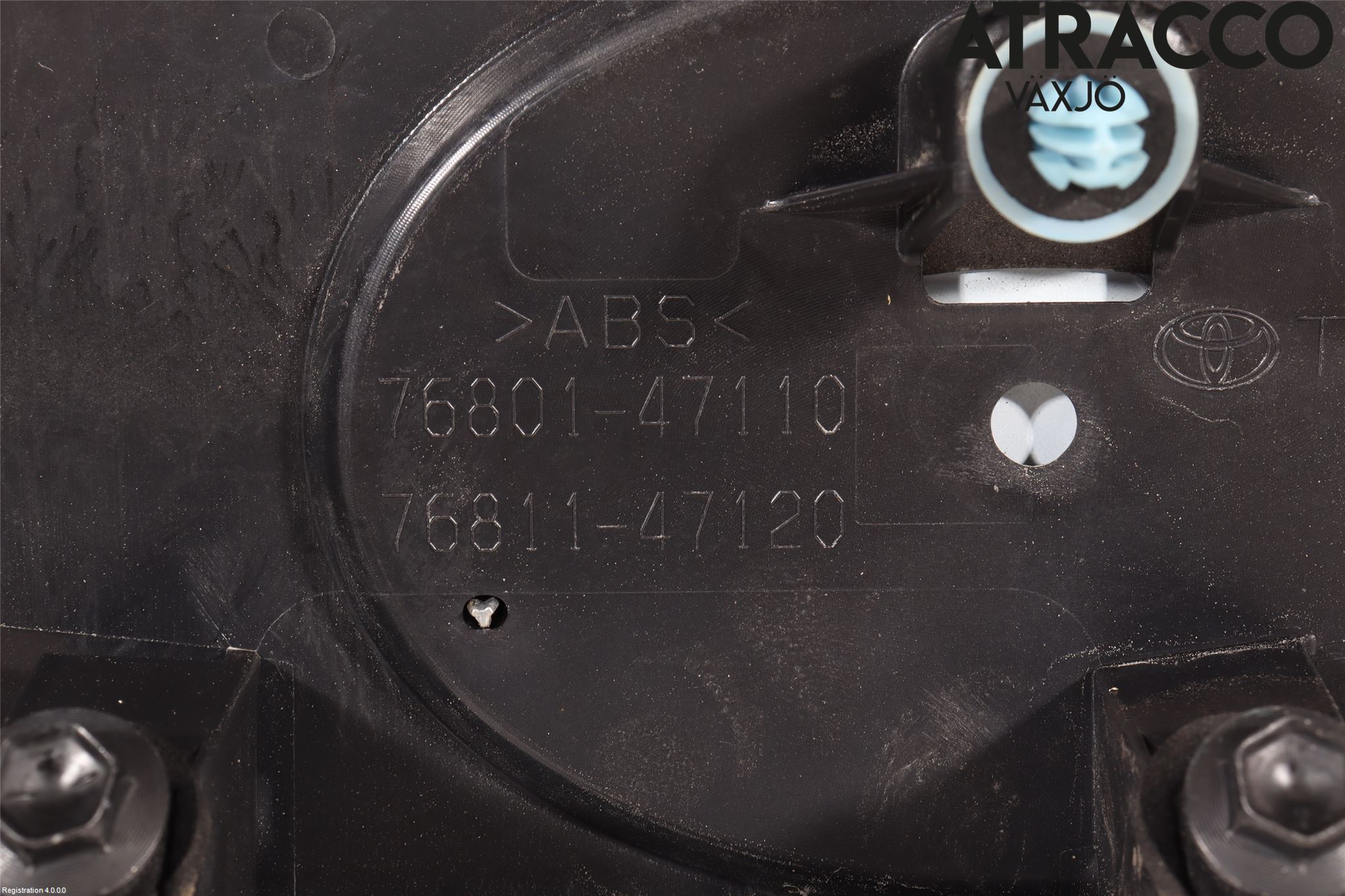 Toyota PRIUS (ZVW50) 16-21 Refleksplate - Skiltplate