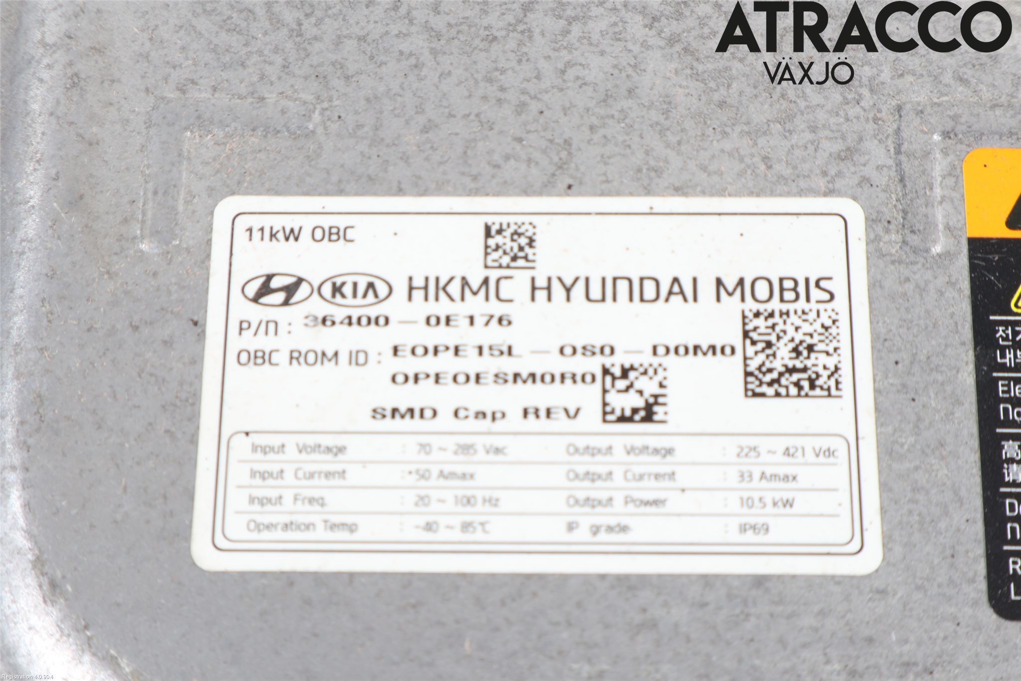 Hyundai KONA/ELECTRIC OS 18-23 Batterilader Hybrid