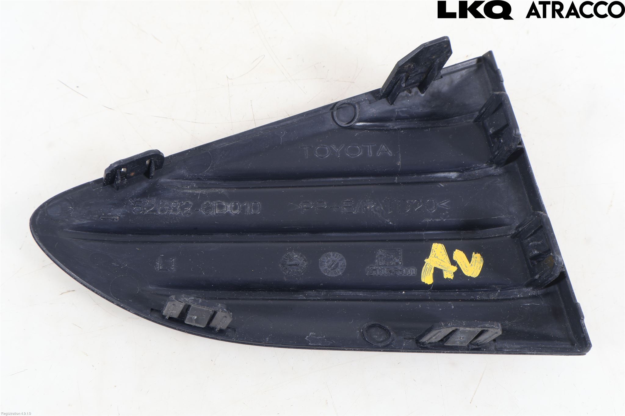 Toyota YARIS XP130 15-20 Støtfanger Bak Hjørne Venstre