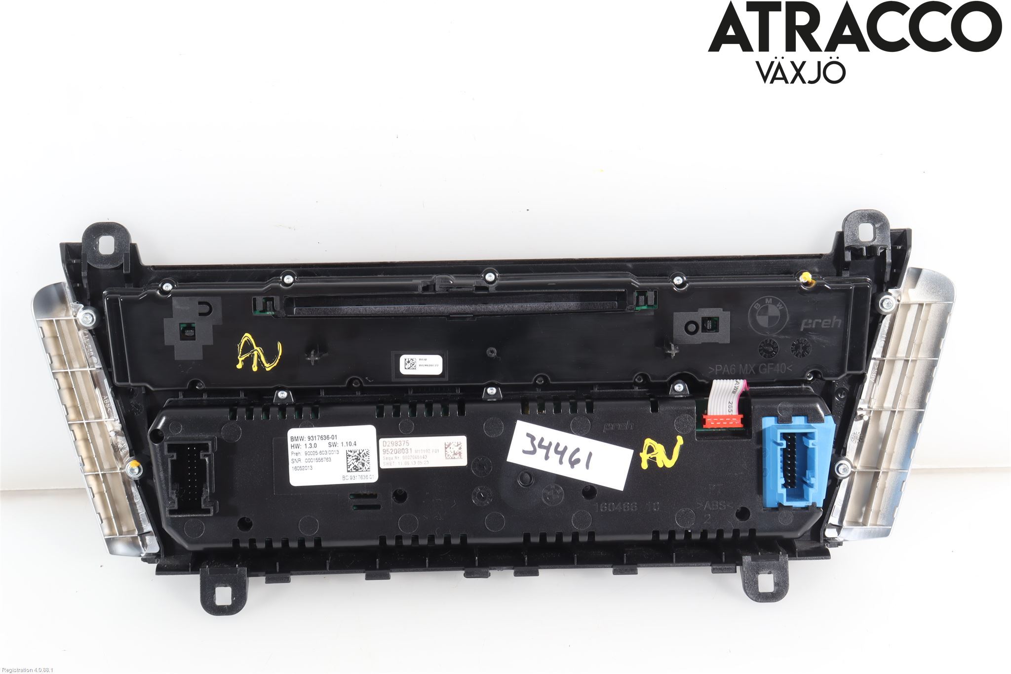 BMW 5 GT F07 09-17 Varme Ac Betjening-Display