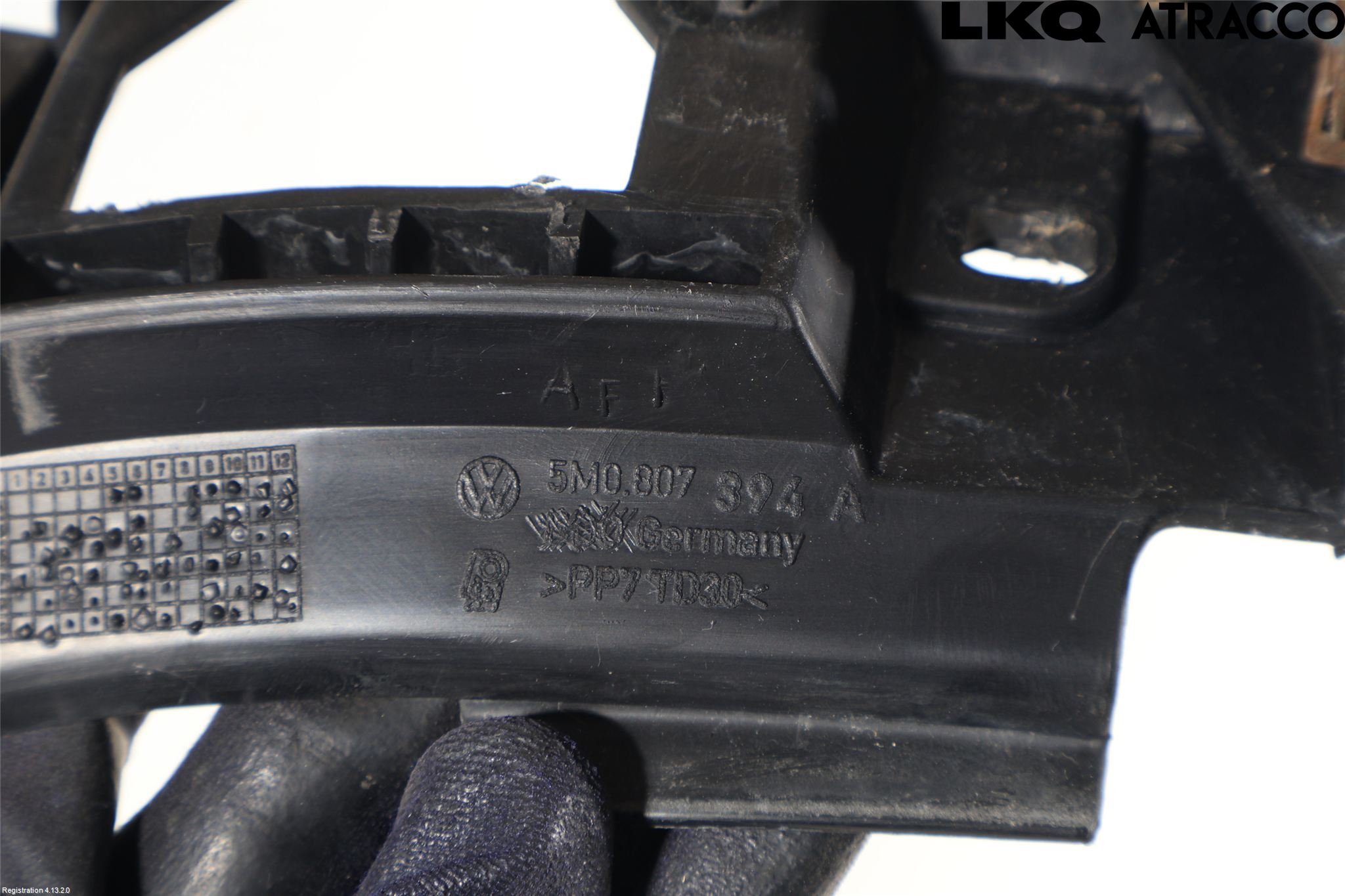 Volkswagen VW GOLF PLUS/CROSS GOLF 04-14 Støtfangerfeste Bak Høyre