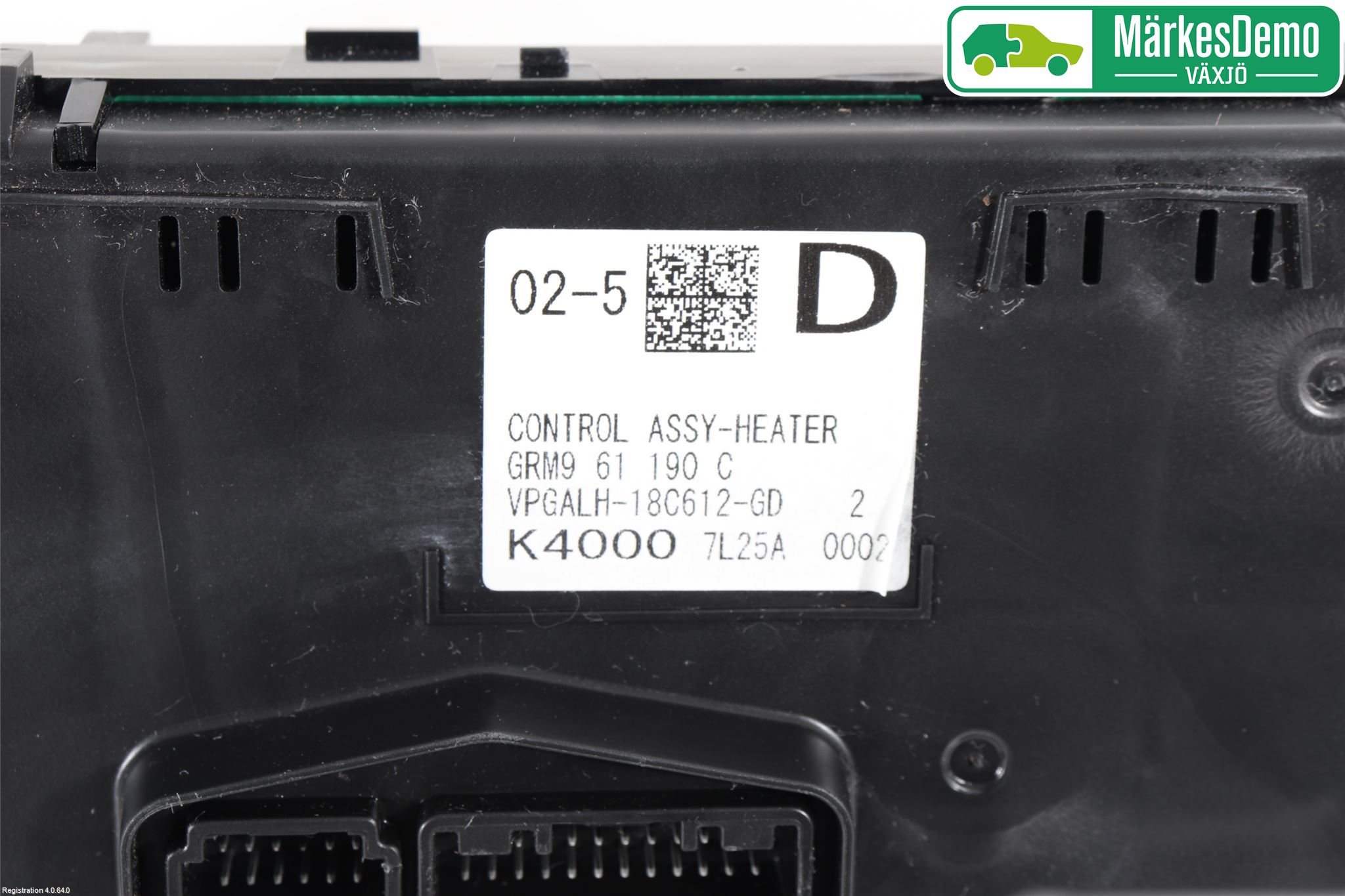Mazda 6 13- Varme Ac Betjening-Display