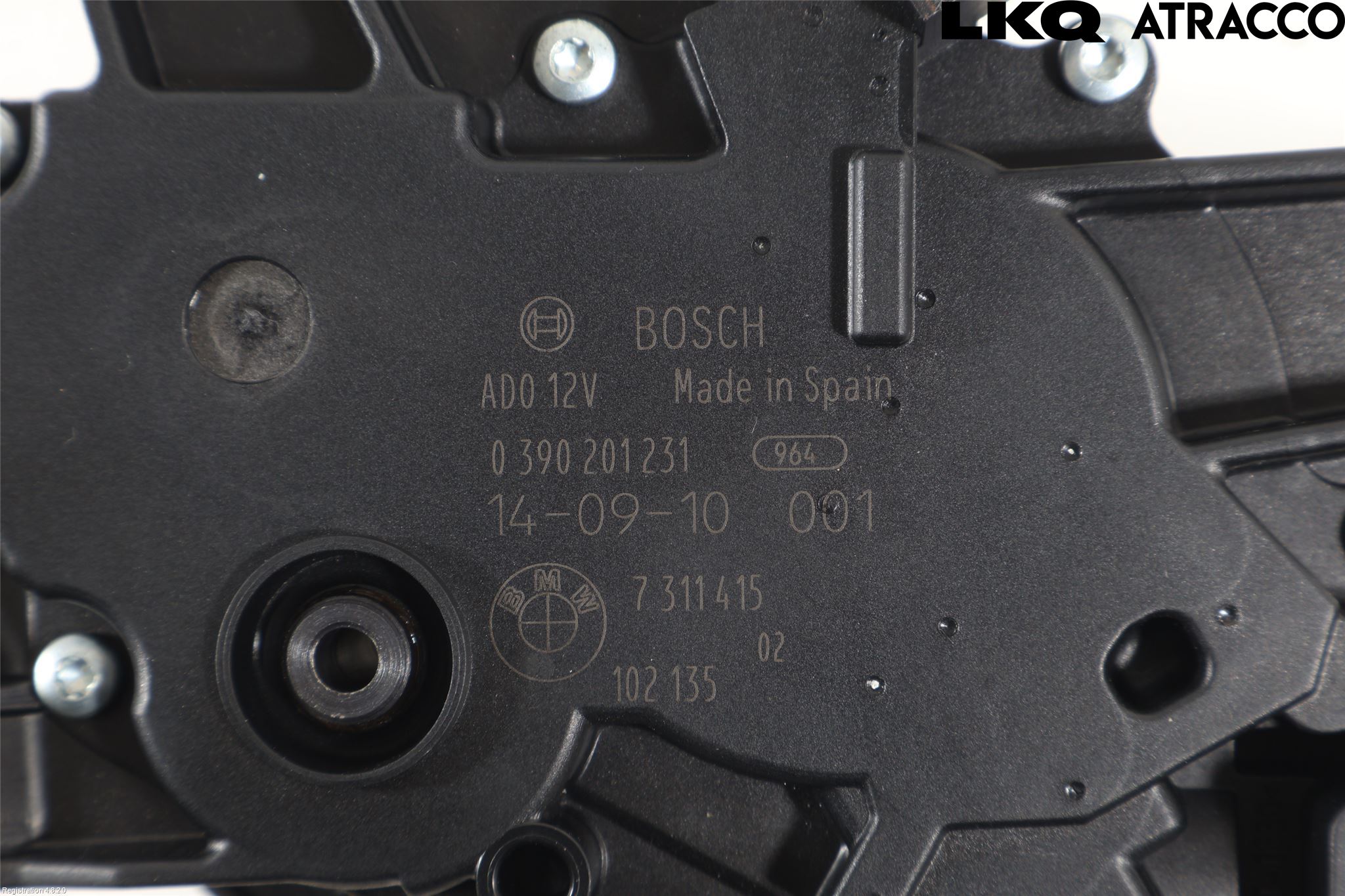 BMW 5 F10/F11/F18 09-17 Viskermotor Bakluke