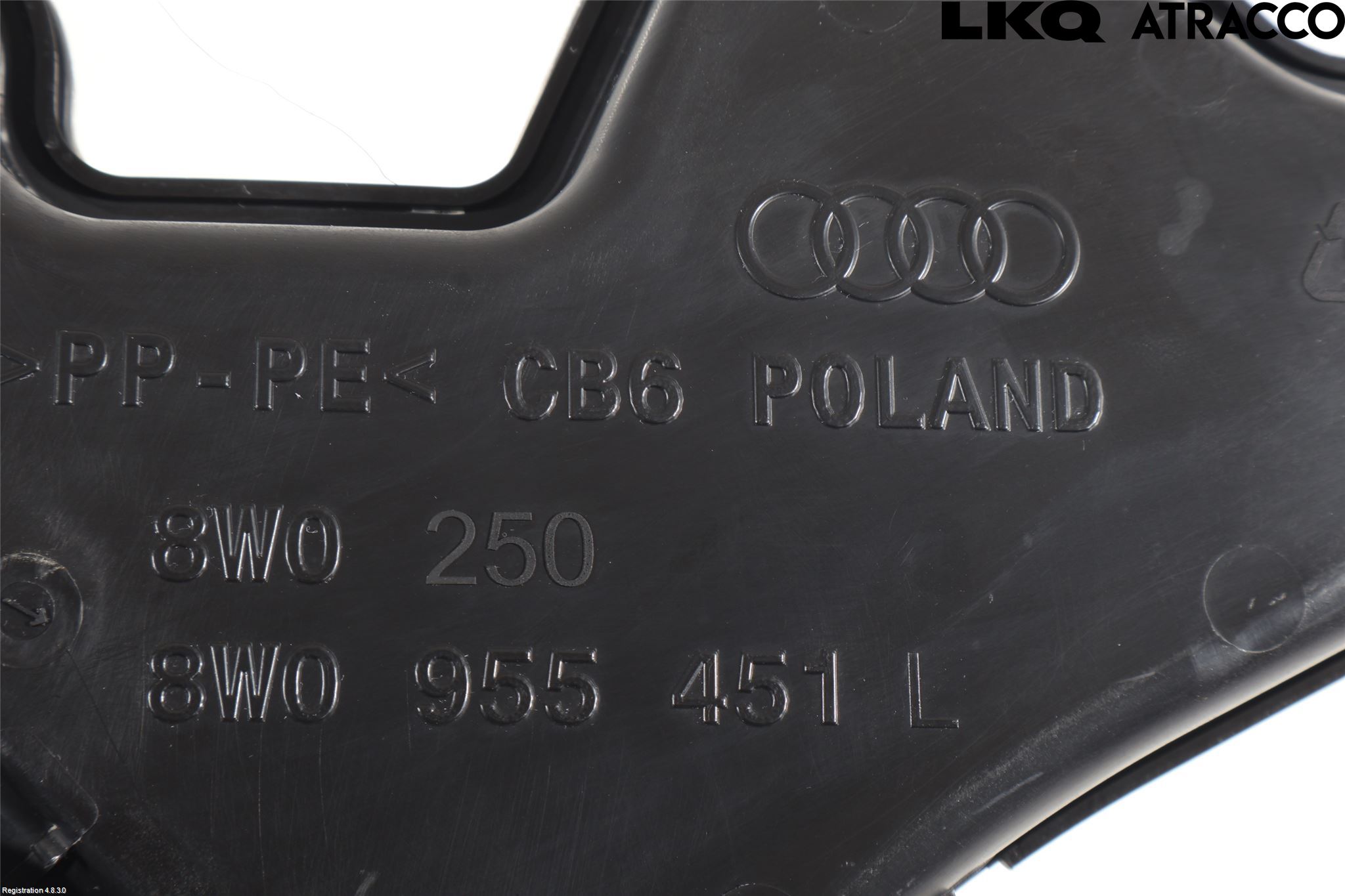 Audi A4/S4 B9 16-19 Spylerbeholder Frontrute-Lykte