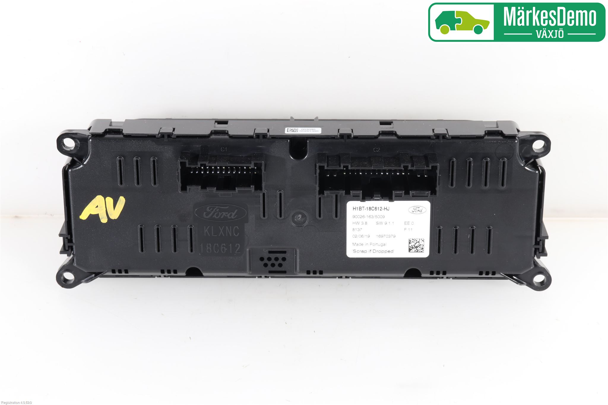 Ford FIESTA (VII) 18-23 Varme Ac Betjening-Display