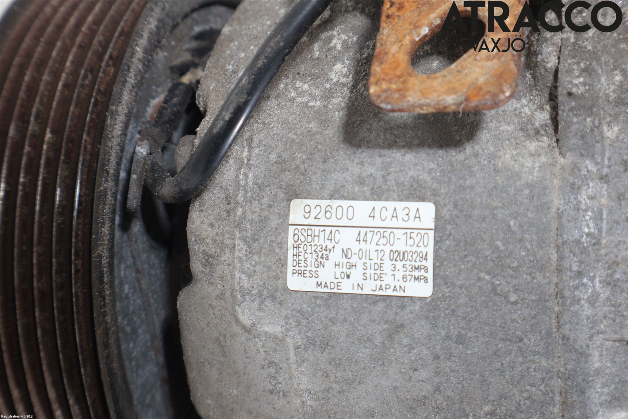 Nissan X-TRAIL 14-21 Varme Ac Kompressor
