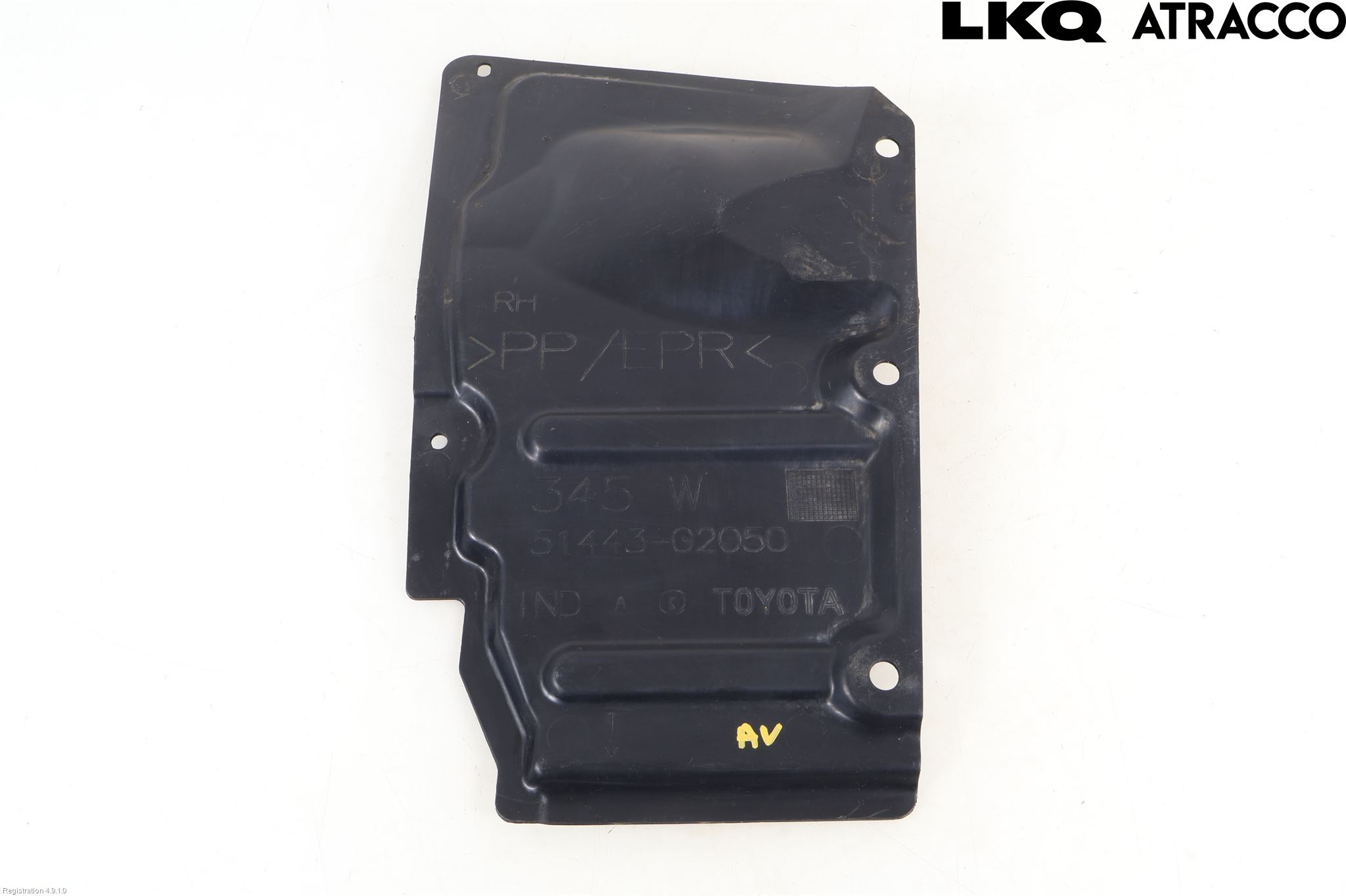Toyota AURIS 07-09 Bunnplate U Motor-Gear-Dørk
