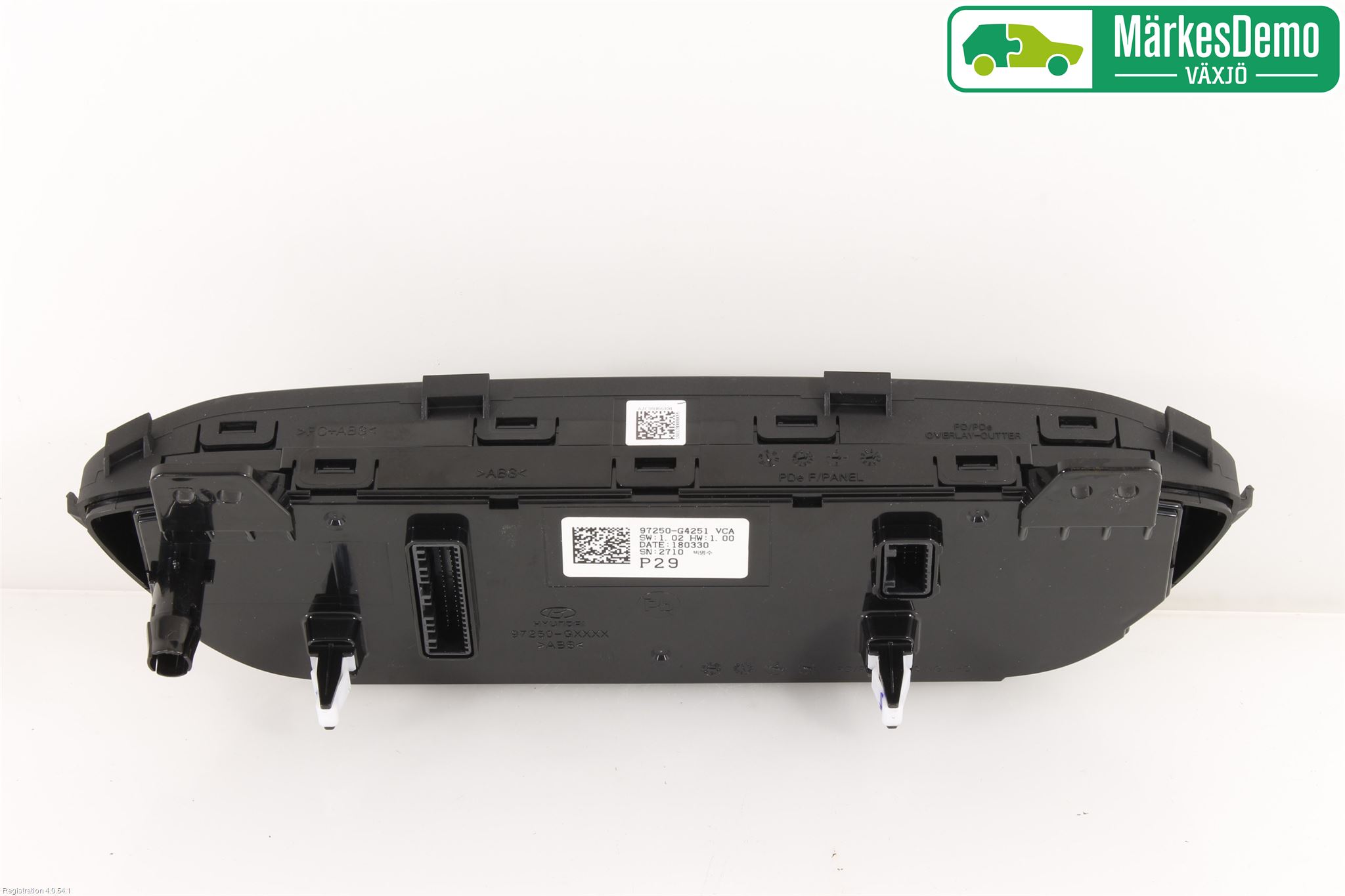 Hyundai i30 PD 17- Varme Ac Betjening-Display